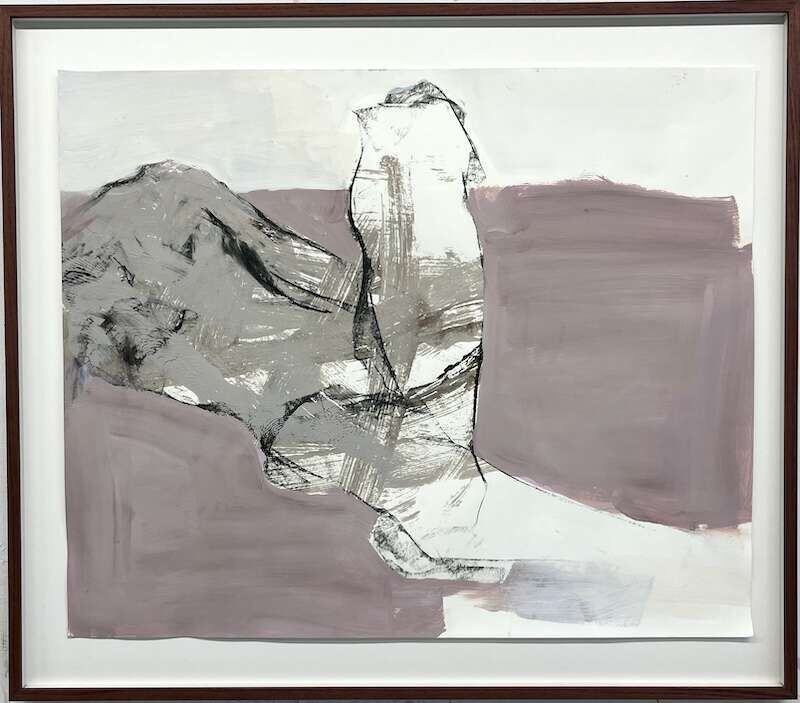 Weiblicher Akt "Rosa" liegend (AZ2025-2) - Anja Edelmann 1