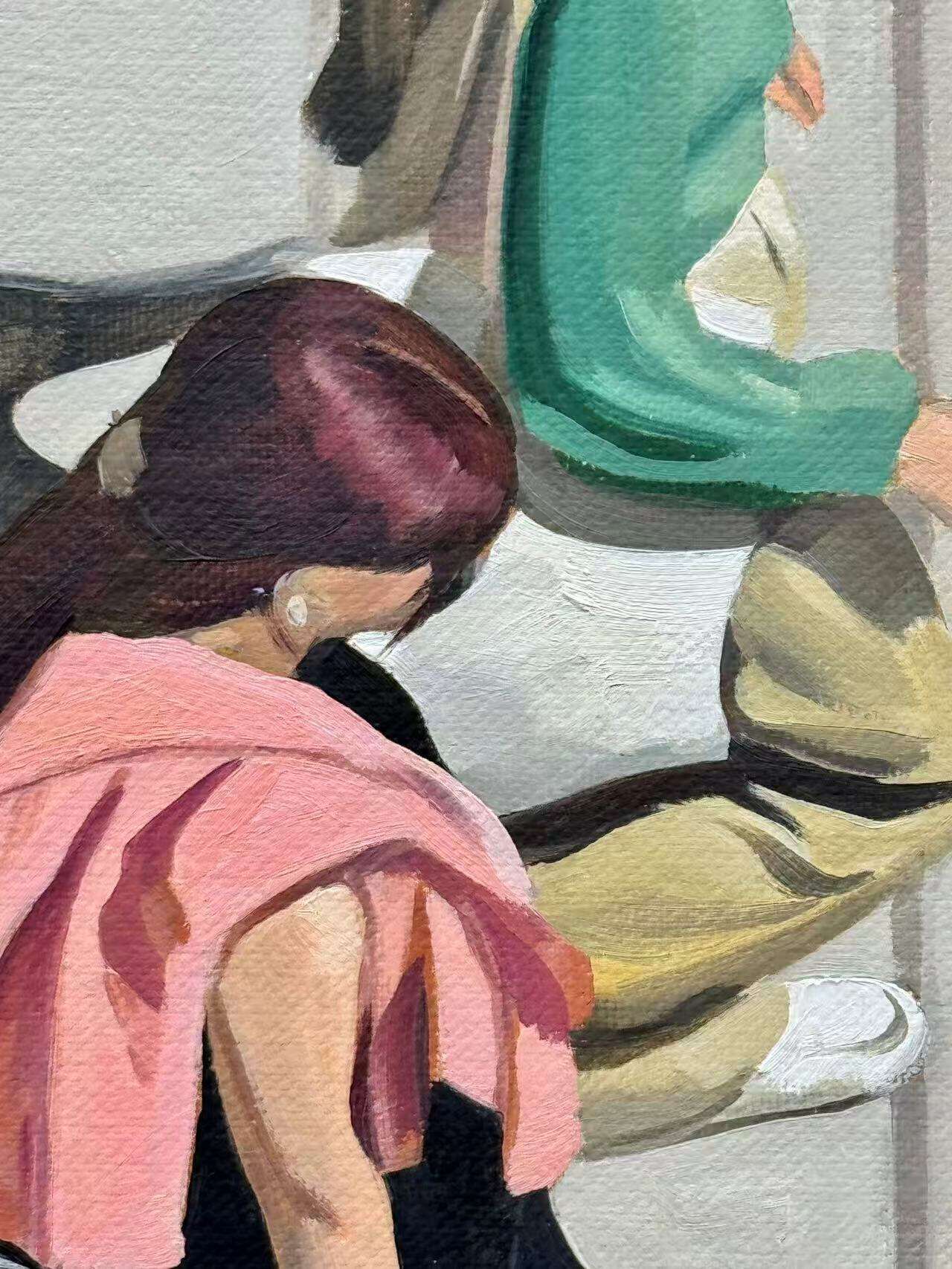 Mädchen auf der Treppe - Fancheng Xu 3