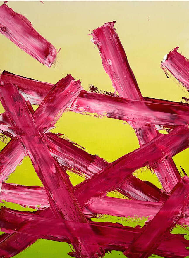 Red and Green Abstract - Leonel Perez 1