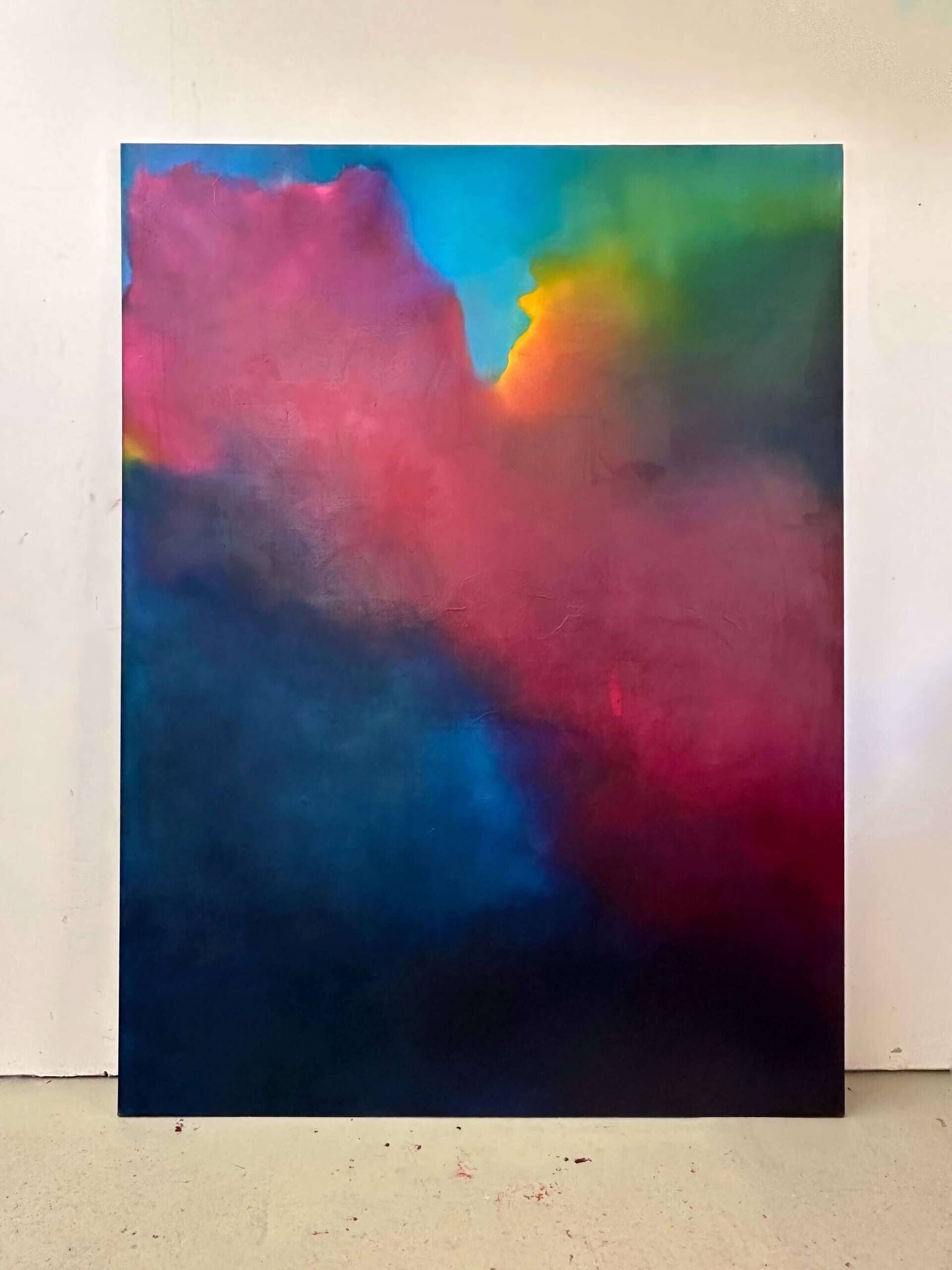 Farbbad Blaumagentagrüngelbtürkis - Antje Bockeloh 2