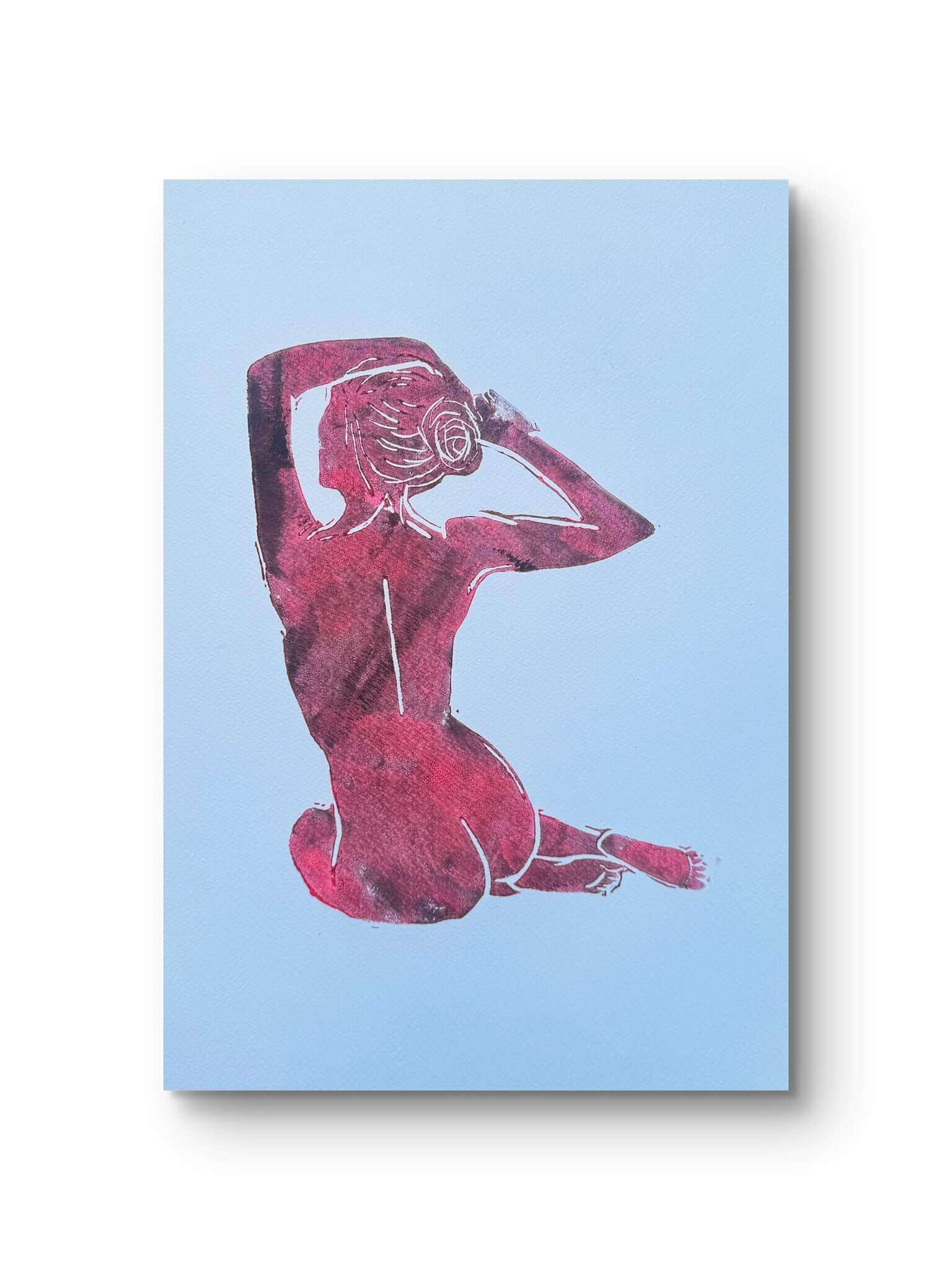 BODY 04 - Linolschnitt - Sybille Stein 2