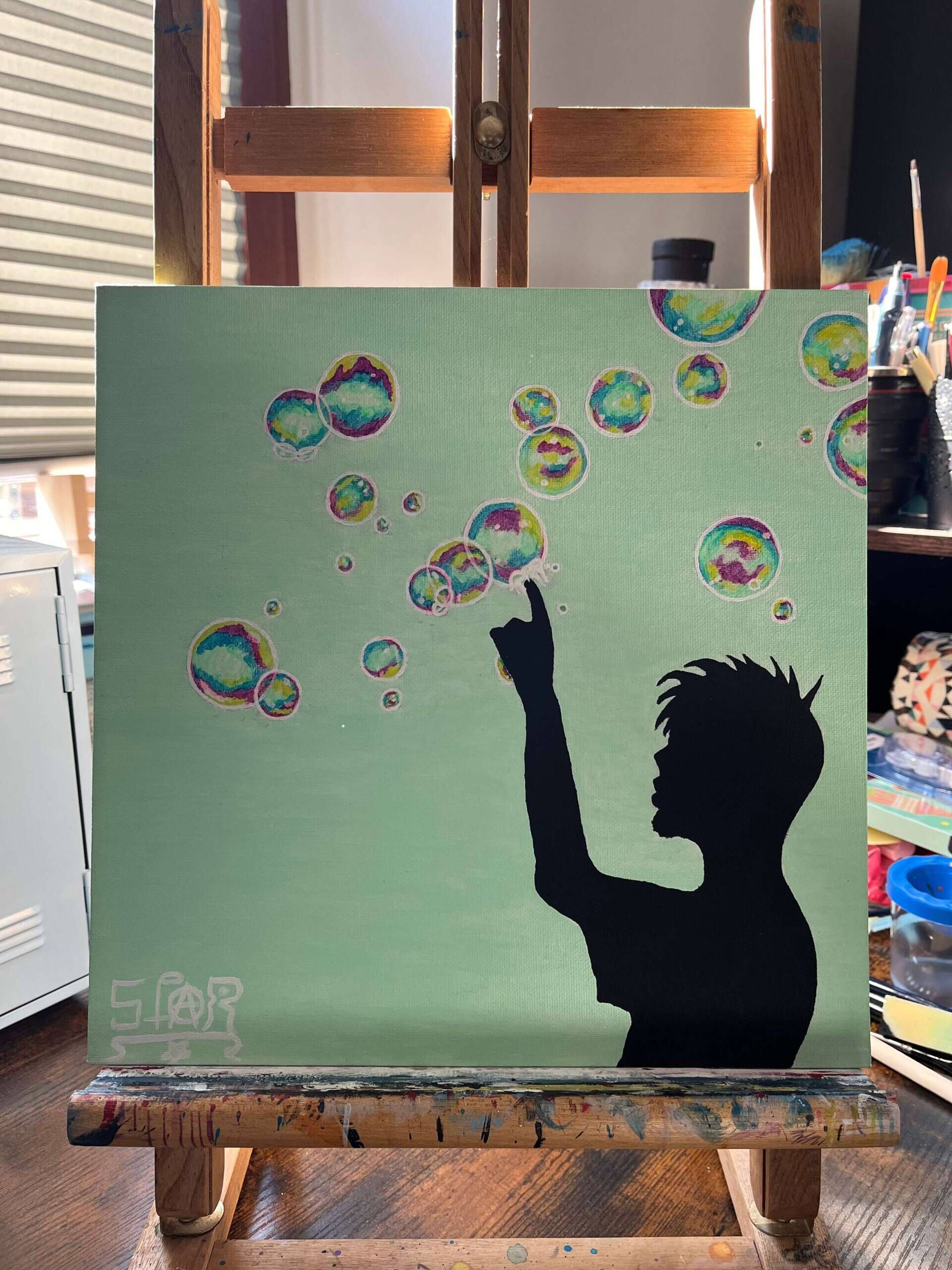 Destroying bubbles - Star 1