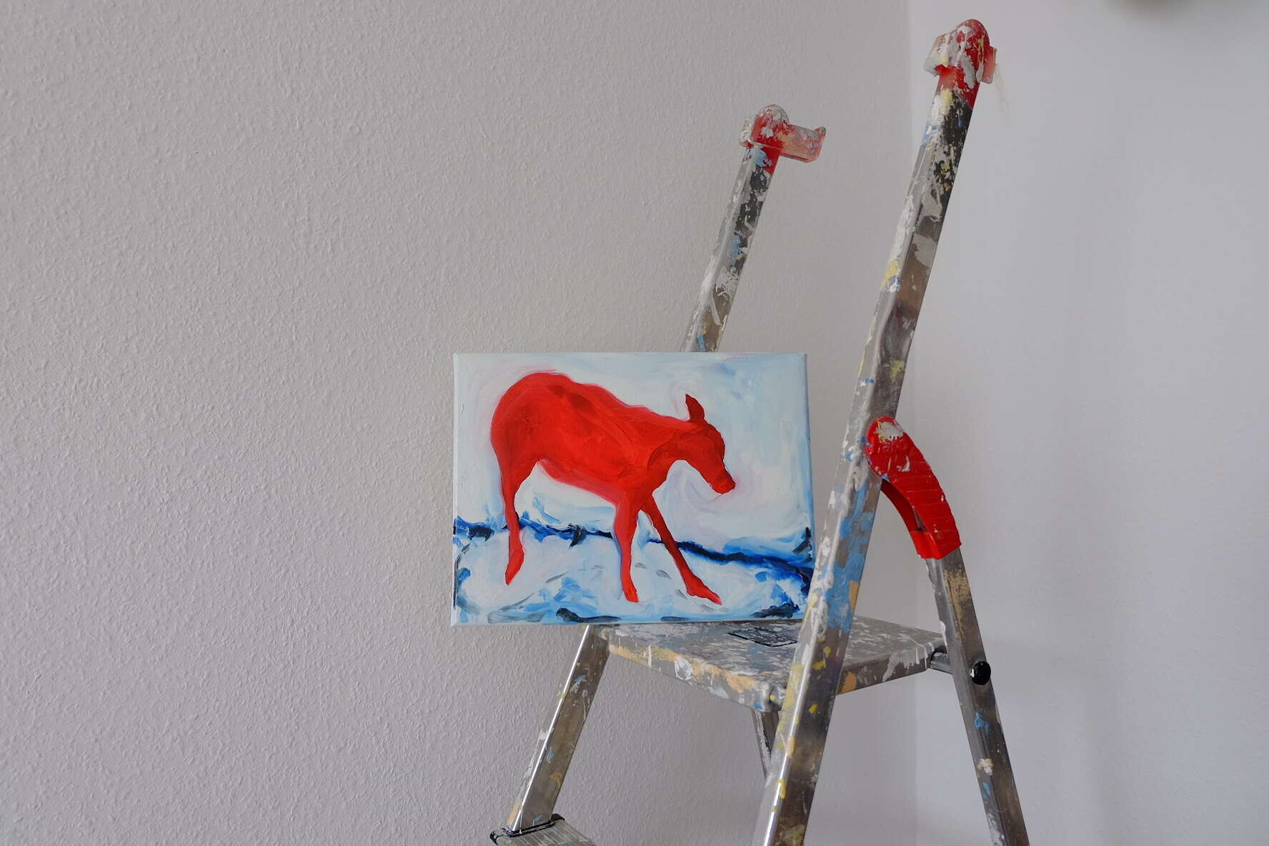 Hund im Schnee - Anna Leisner 3