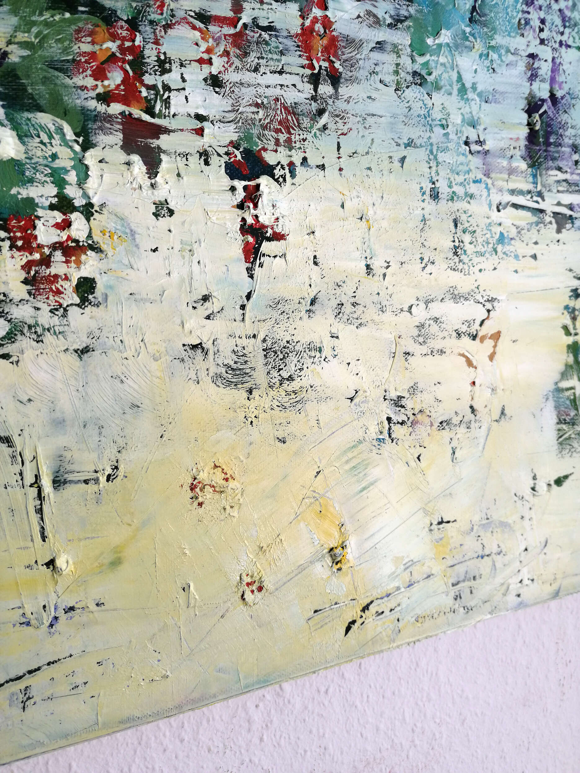 Abstraktes Bild mit Blumen - Christian Herzig 4