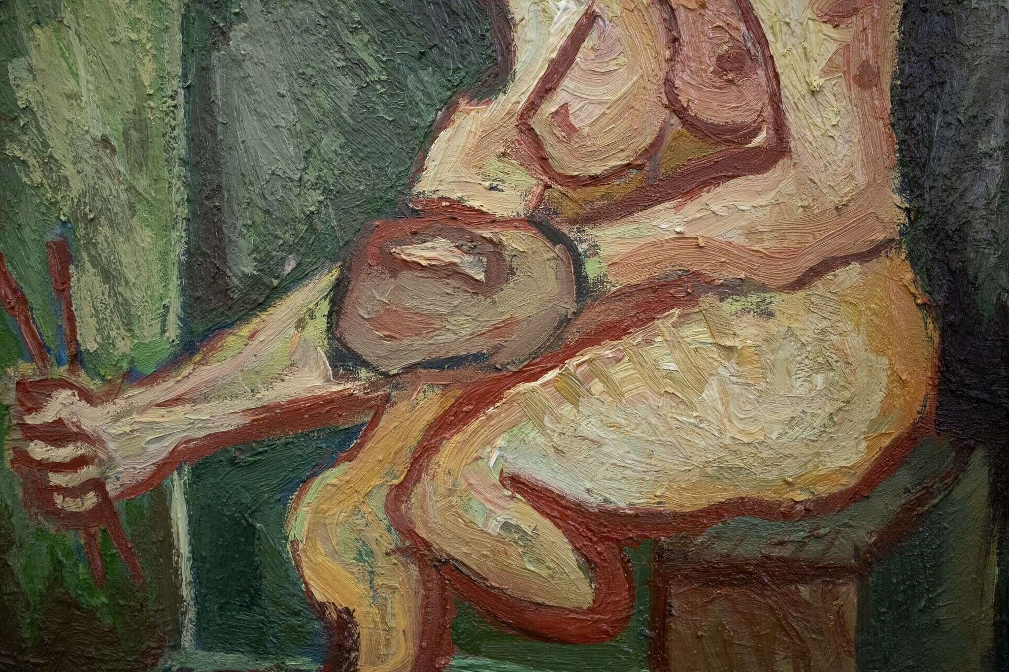 Sitzende Malerin - Quang Minh Tran 2