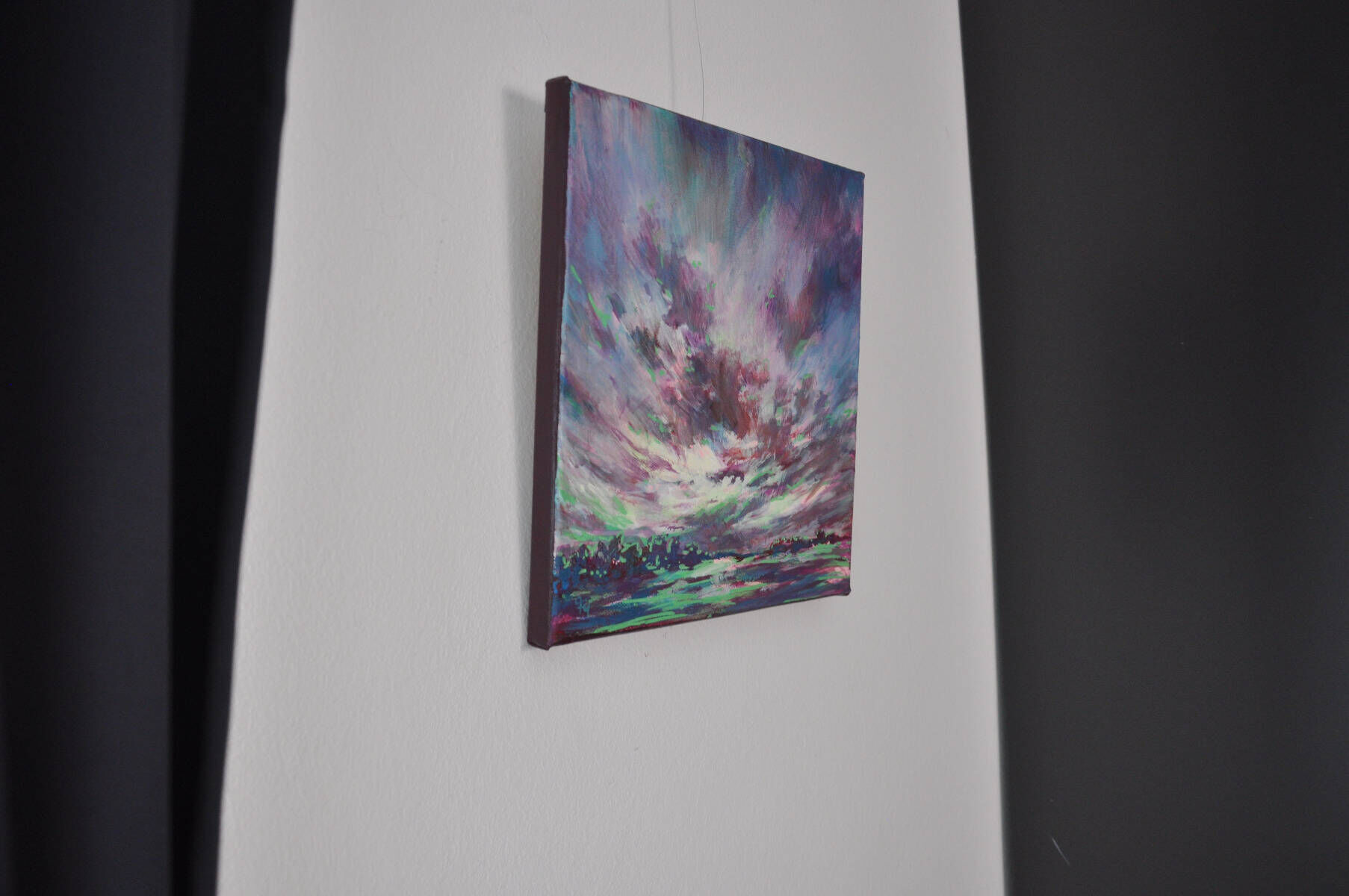 Wolkenlandschaft Violett