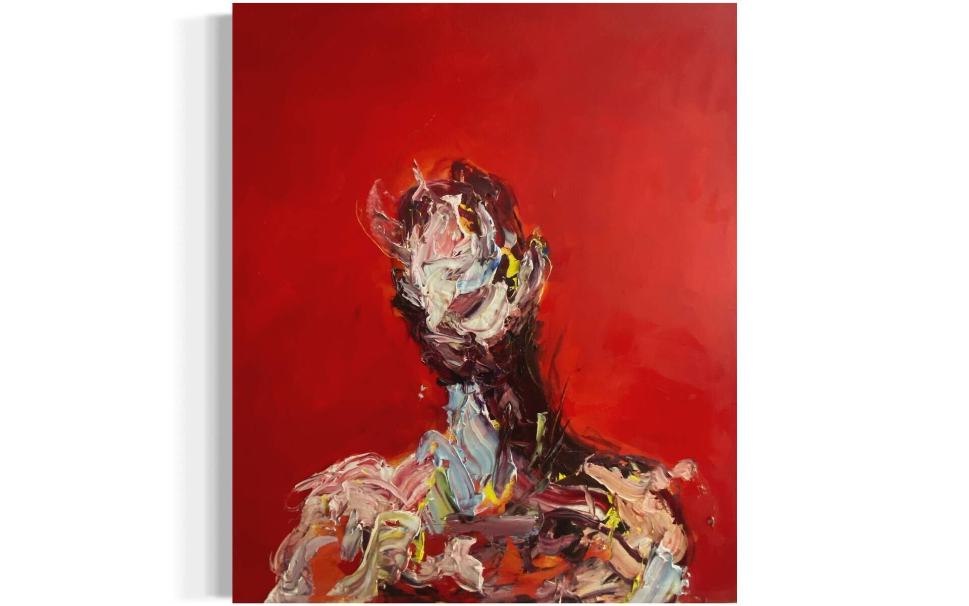 Selbstportrait Rot III - Leonel Perez 1