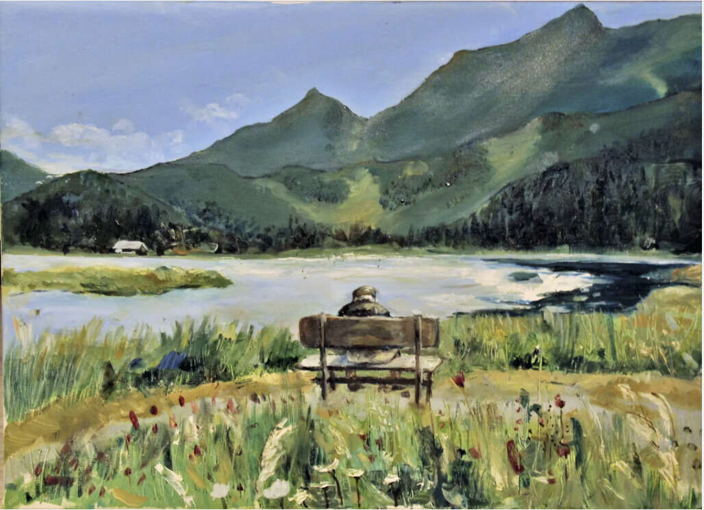 Mann am Haidsee - Judit Flamich 1