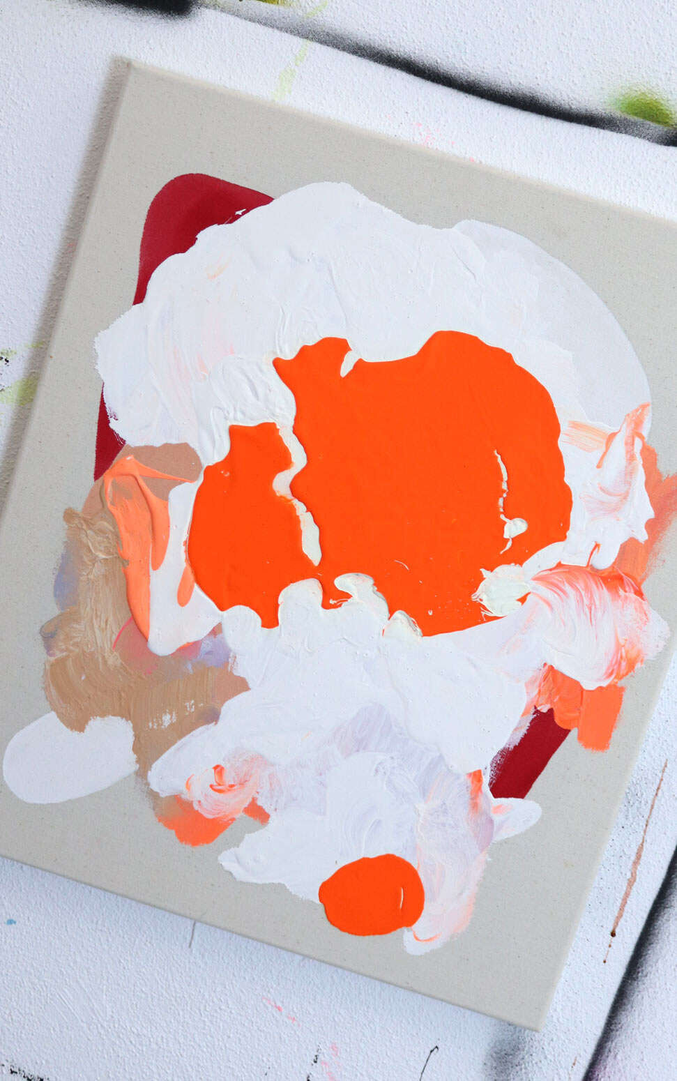 Fließend Orange Weiss - Jana Gruszeninks 5