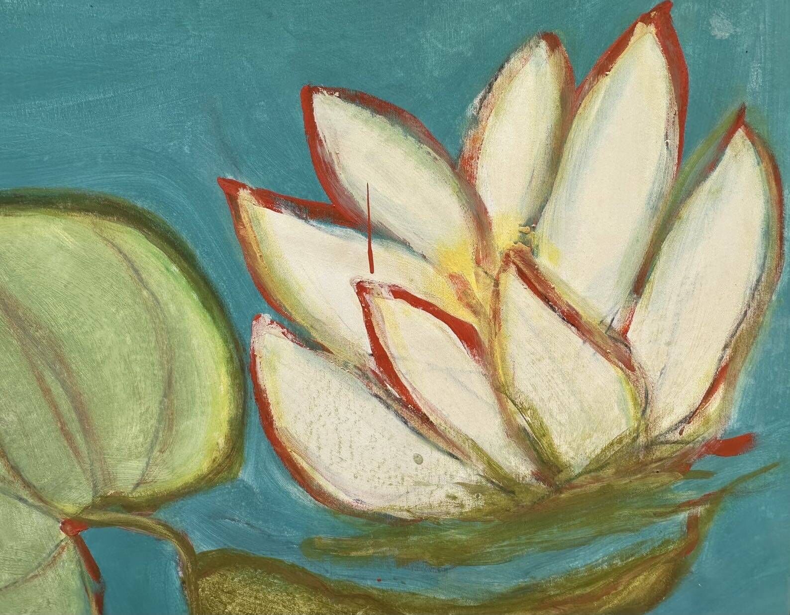 Golden Summer  Waterlilies 2 - Martina  Schepperle  1