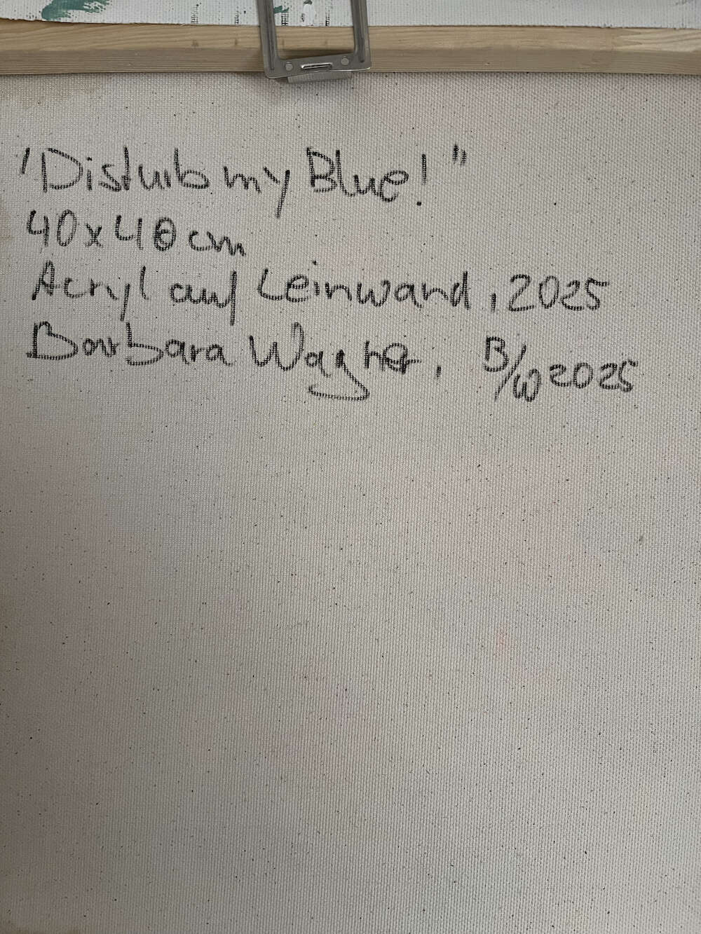 Disturb my Blue - Barbara Wagner 6