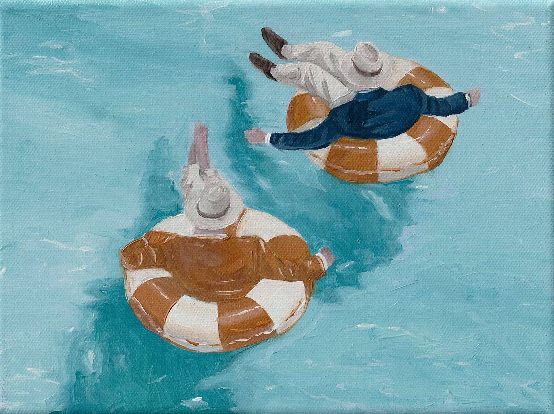 casually swimming - fine art print/Kunstdruck - Jana Mertens 1