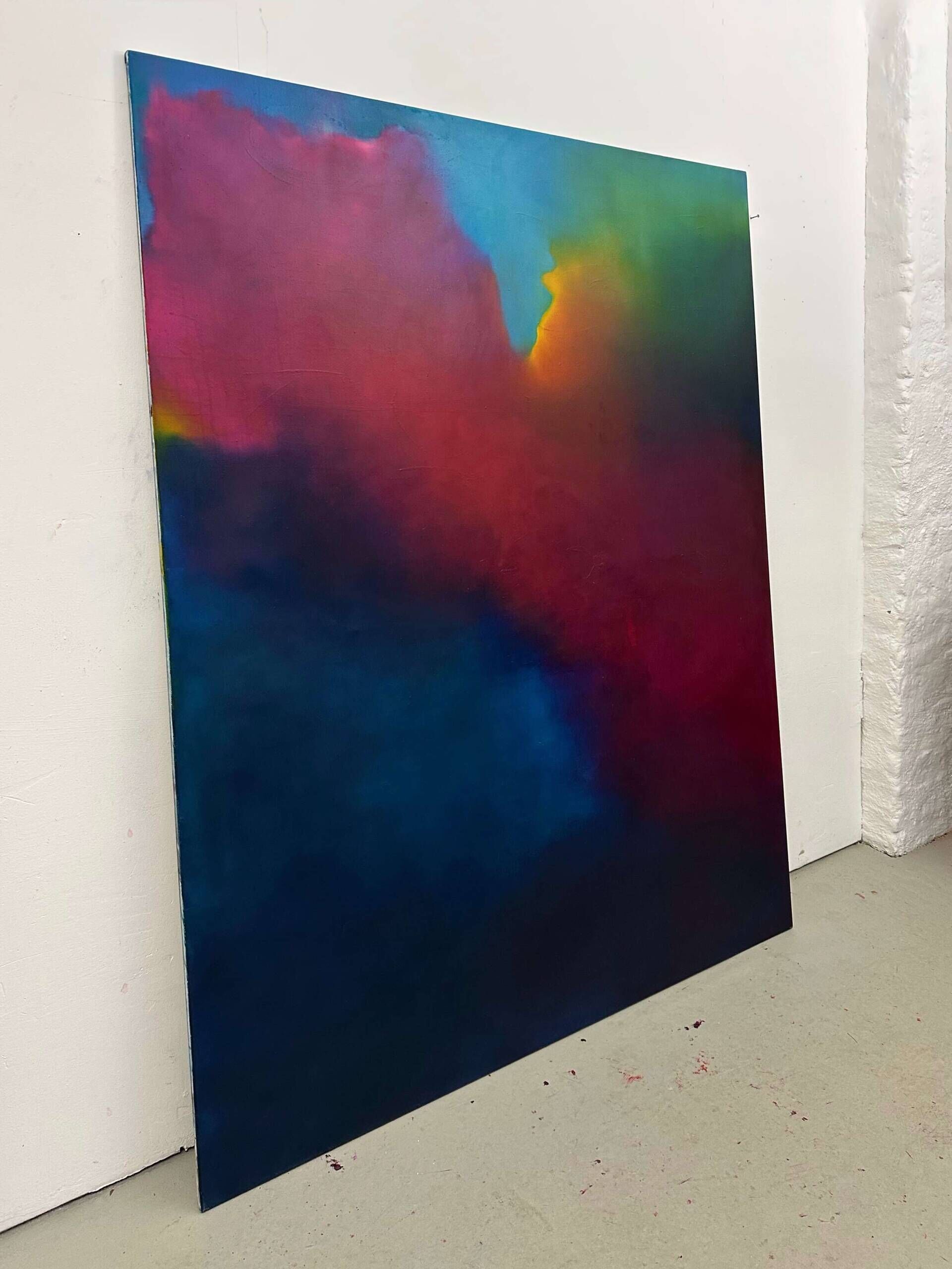 Farbbad Blaumagentagrüngelbtürkis - Antje Bockeloh 4