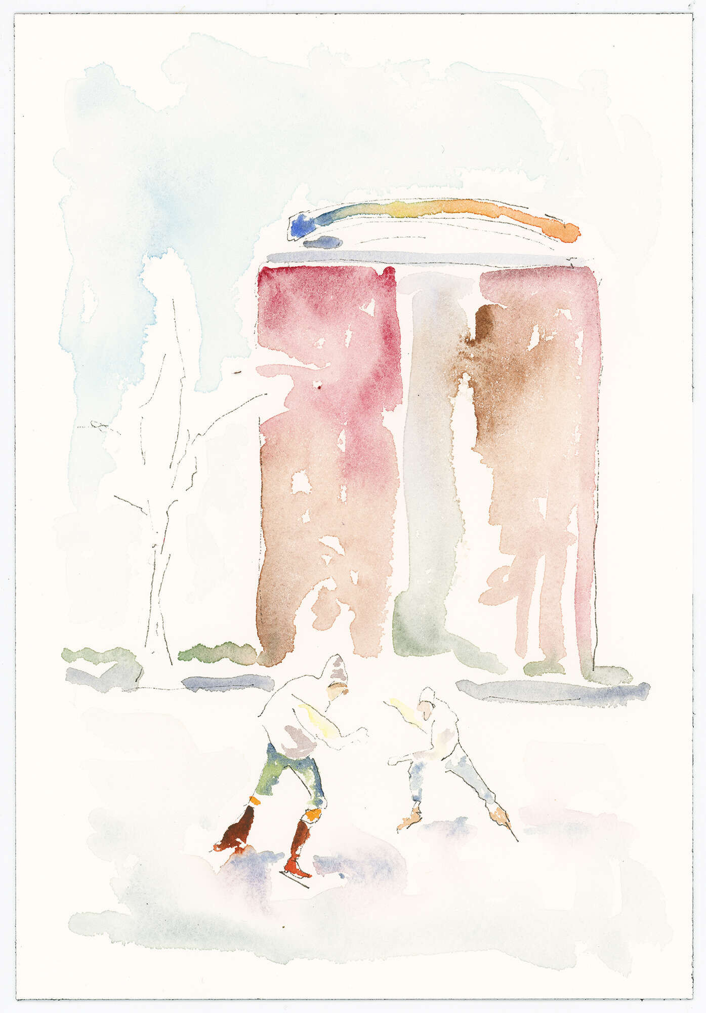 Spaß auf der Schlittschuhbahn - Lukas Häring 1