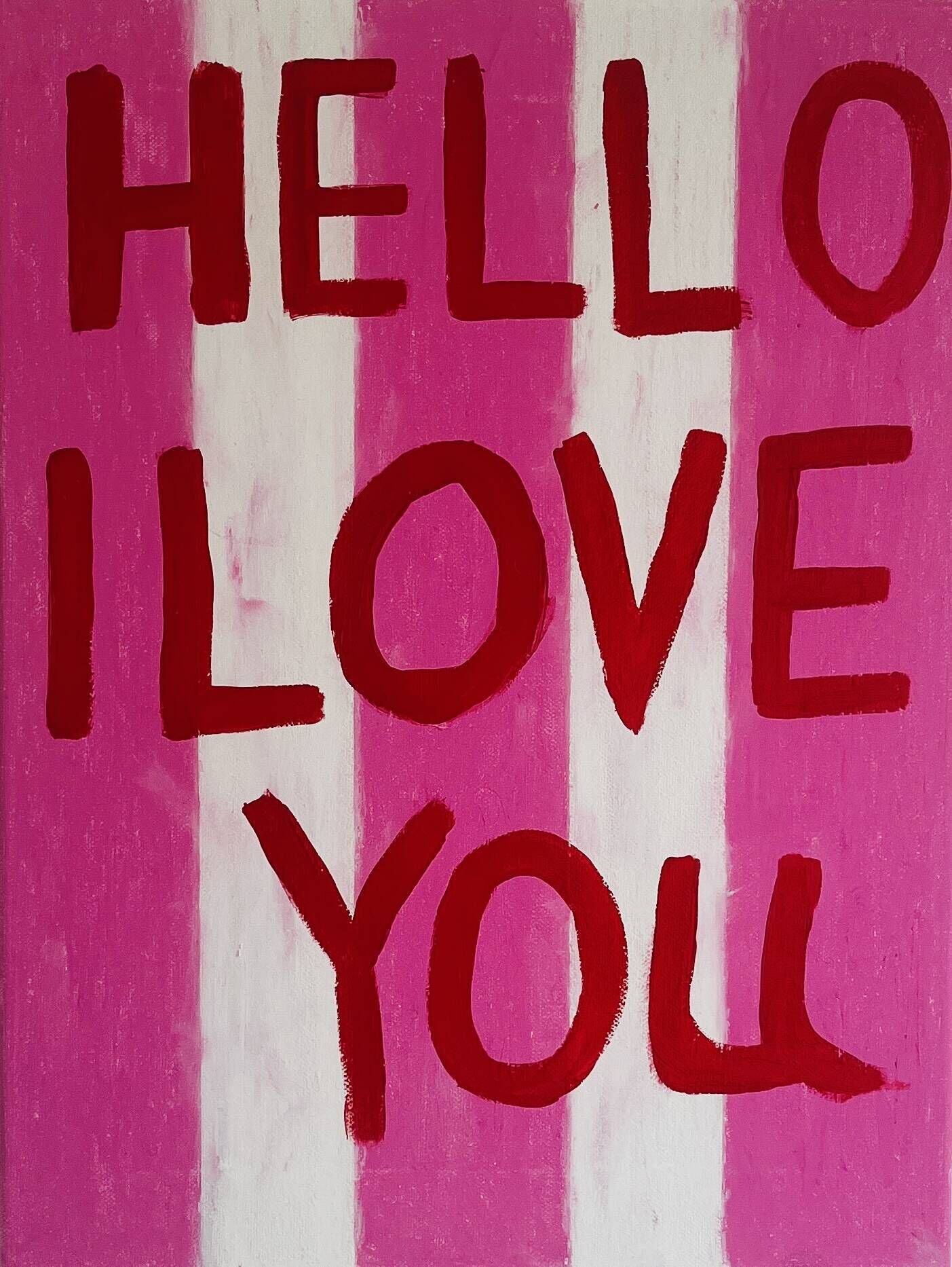 HELLO I LOVE YOU PINK - Sara von Meer 1