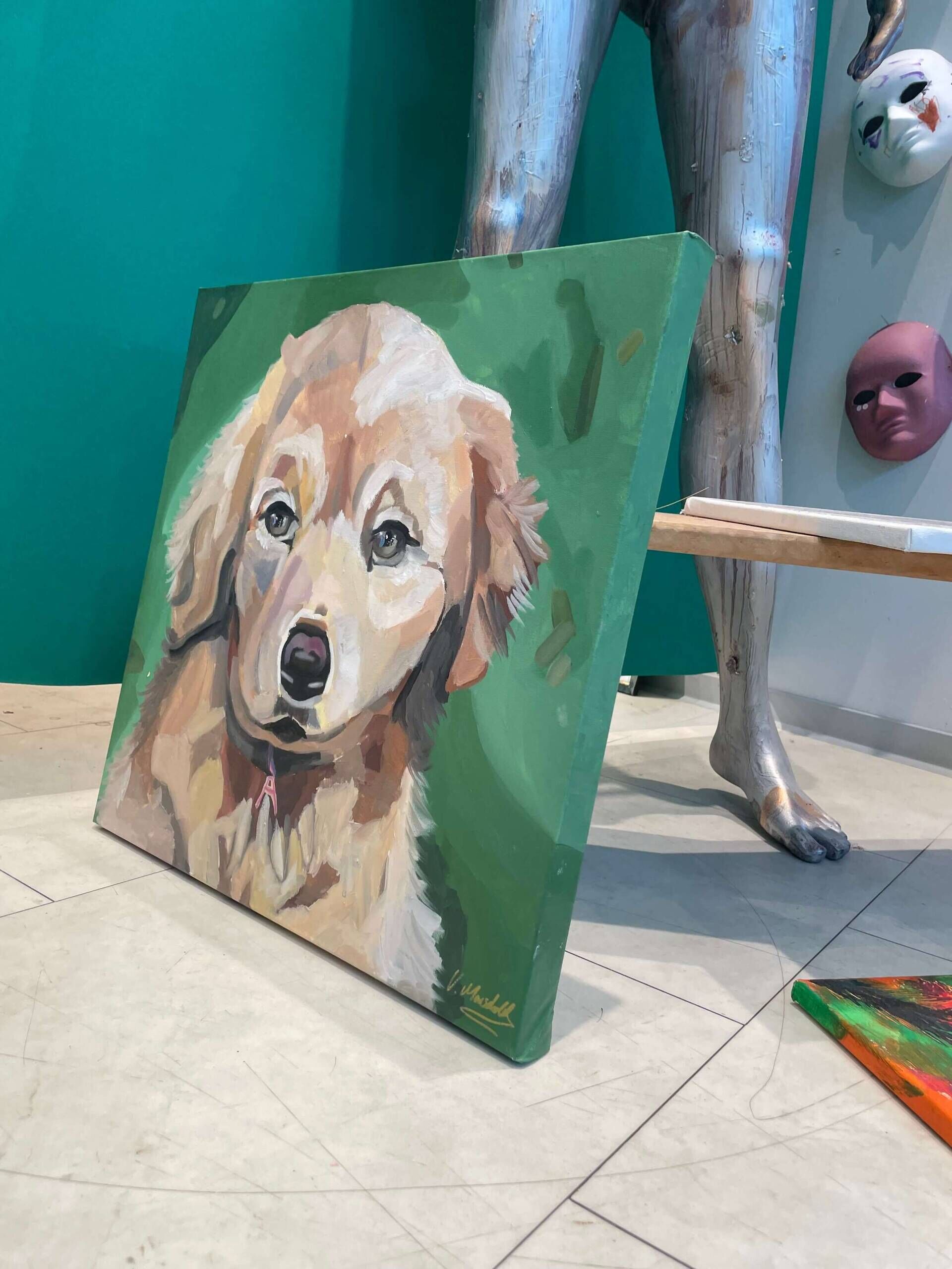 Goldener Hund  - Vanessa  Marscholek 3