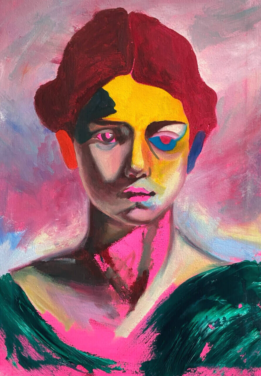 Woman (Magenta) - Leonel Perez 1