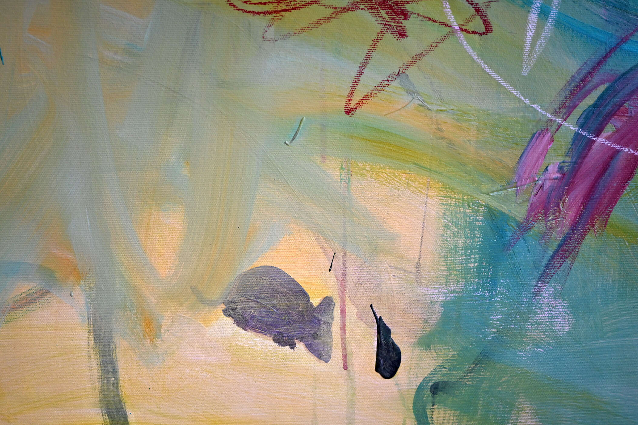 Abstraktes Bild mit Maus - Christian Herzig 5