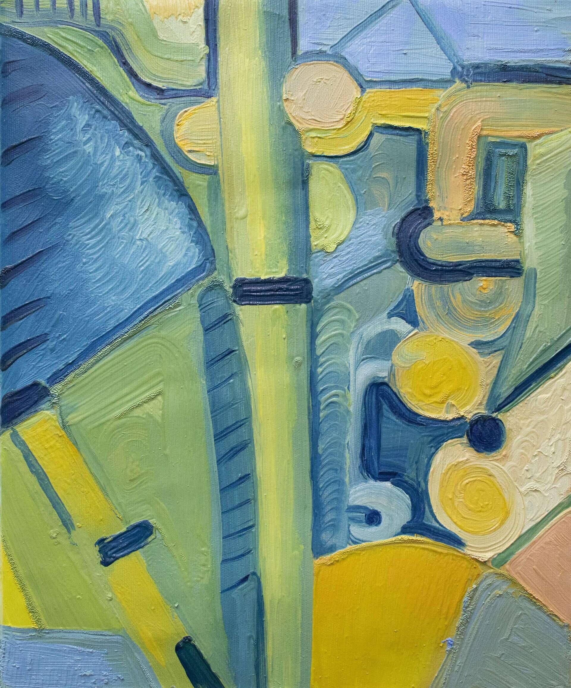 Composition with blue and green - Quang Minh Tran 1