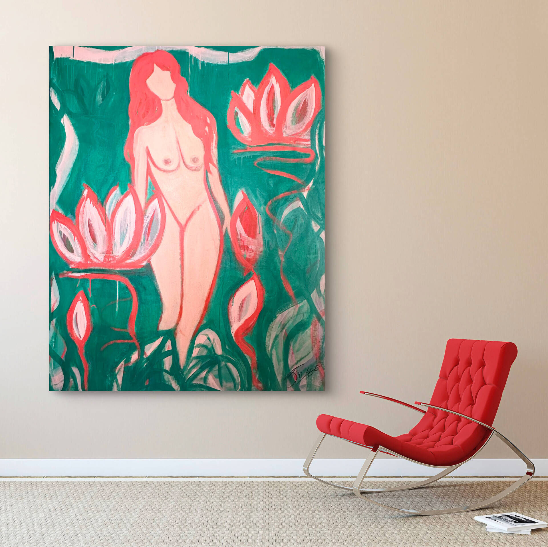 Women with the Lilies - Martina  Schepperle  1