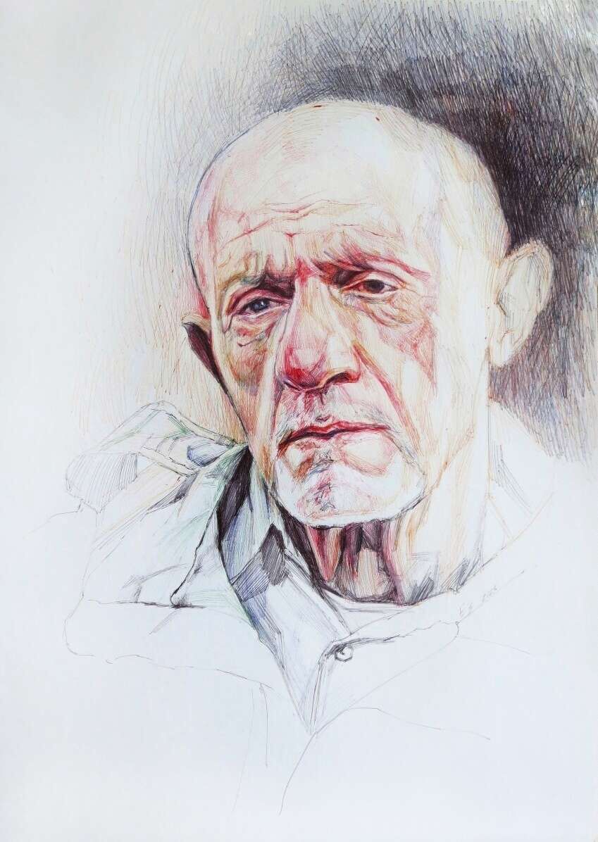 Sadness in man's eyes. Michael Ehrmantraut - Elza Slo 1
