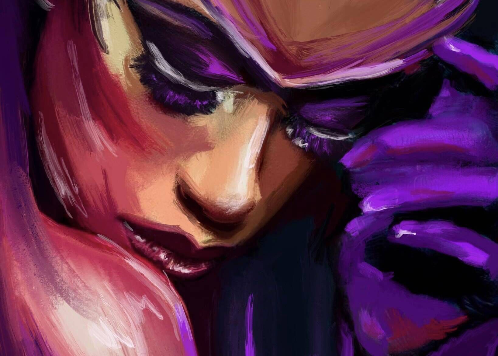 Purple Portrait #4