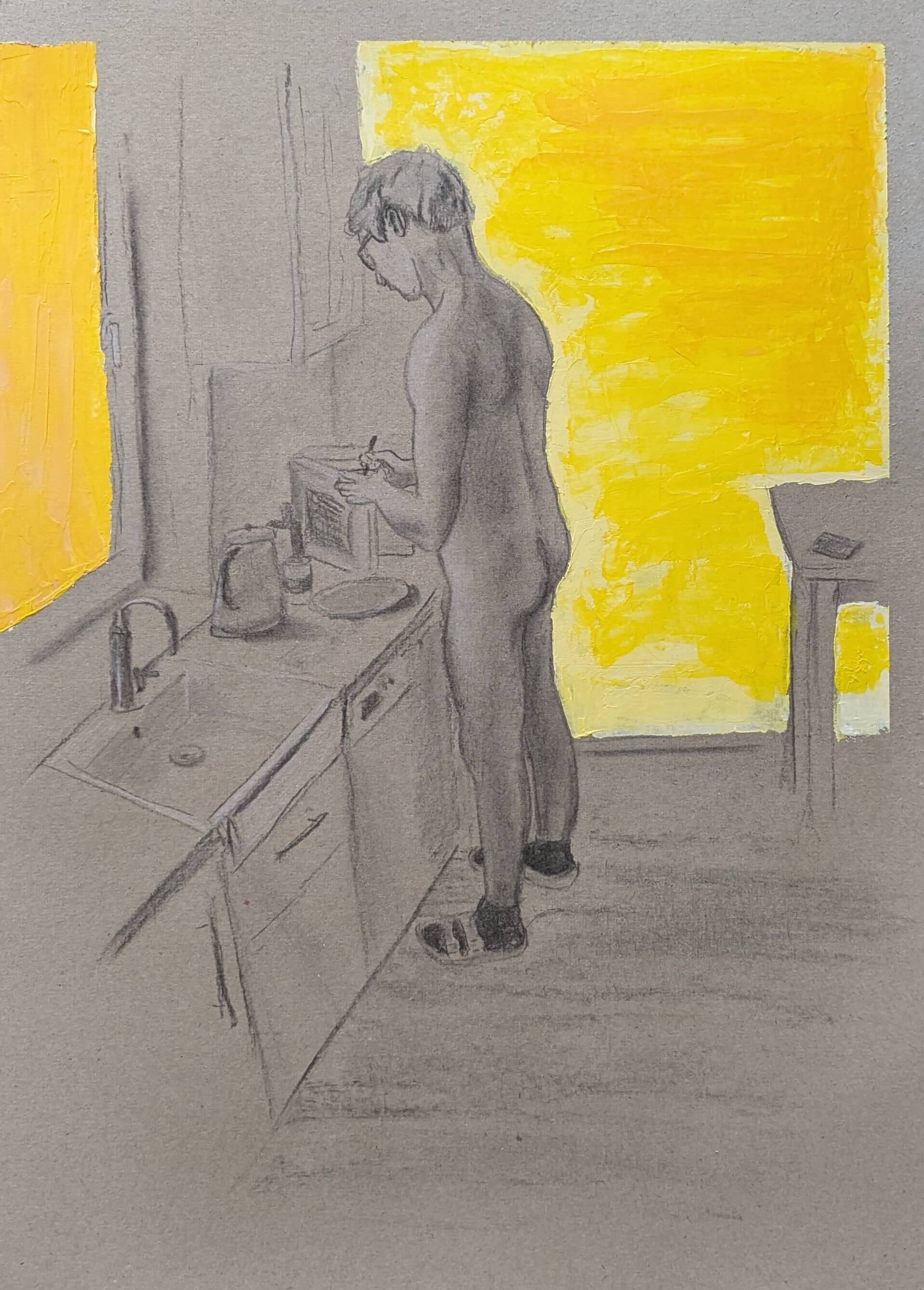 making breakfast - Anna Klaus 1