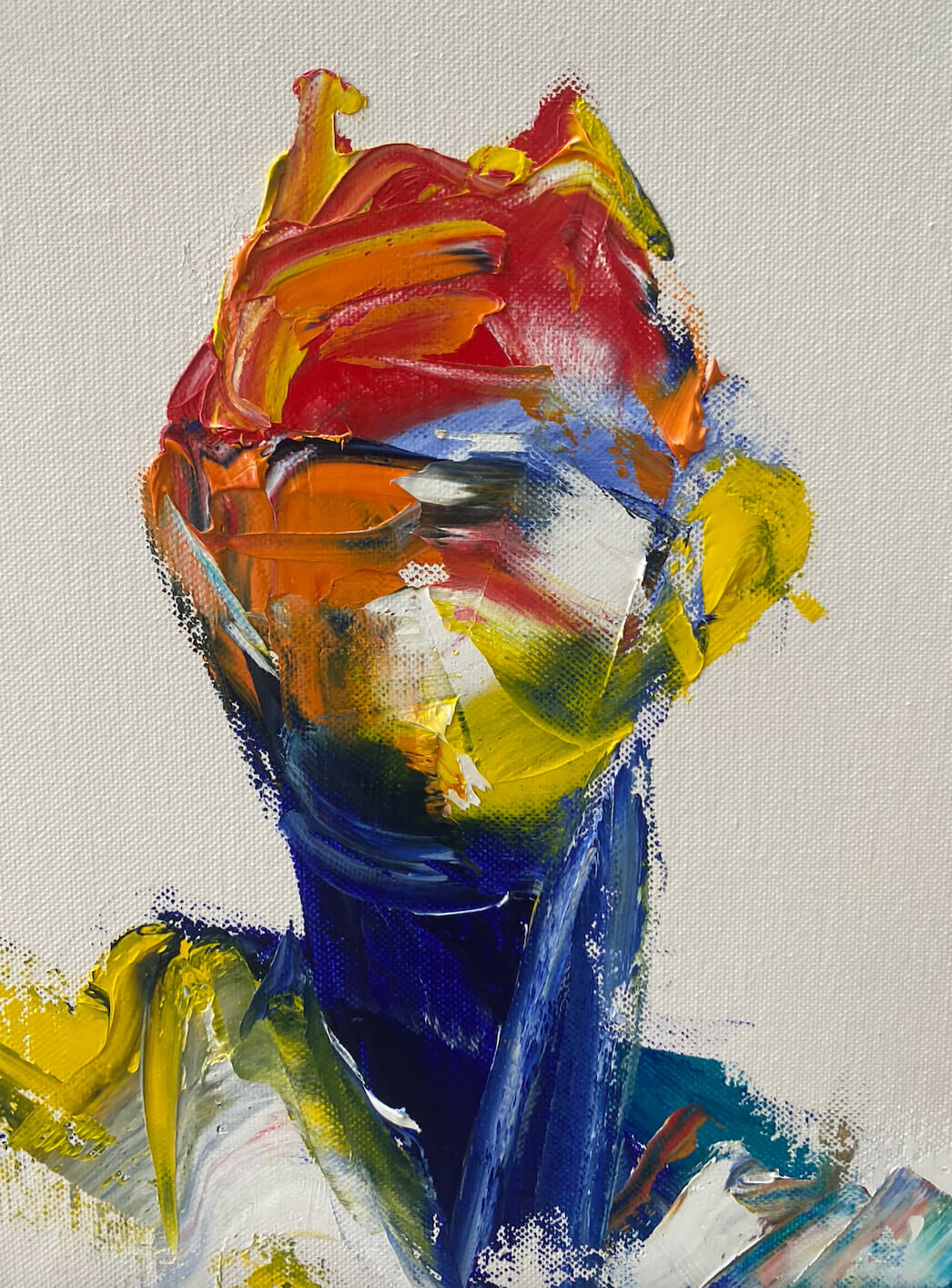 Selbstportrait Bunt IV - Leonel Perez 1