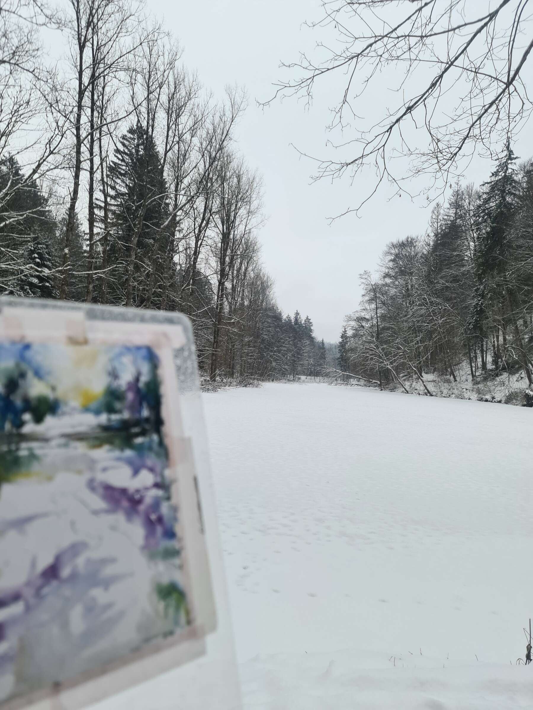 Aquarell am See 4 - Annegret Mainz 4