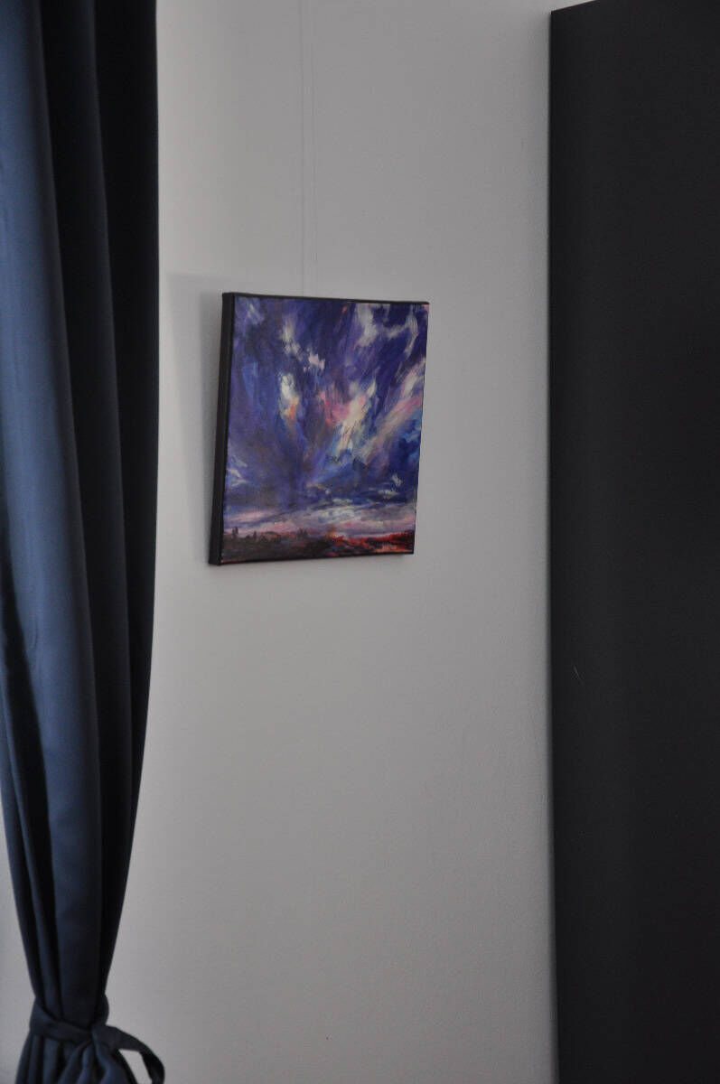 Wolkenaufbruch Violett II