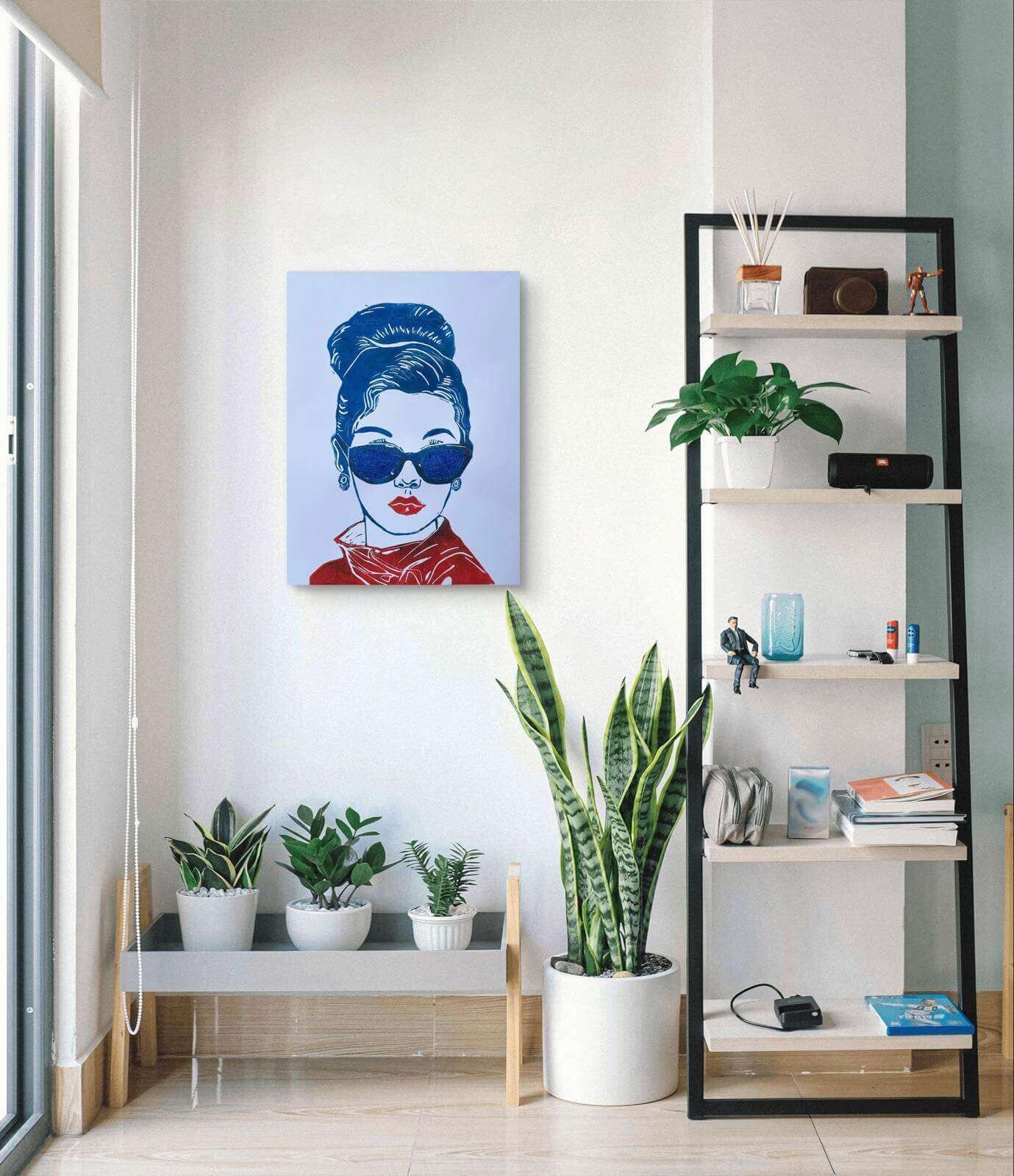  THE COOL GIRL 01 Linolschnitt - Sybille Stein 6