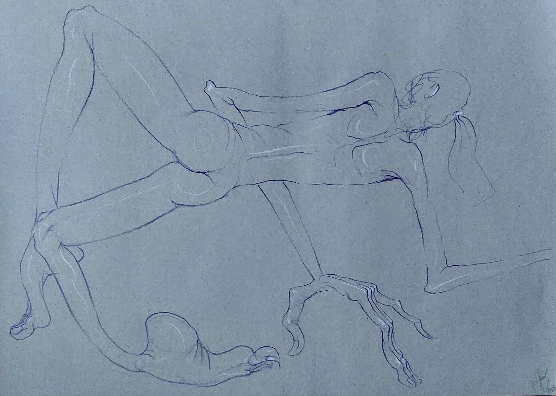 Rückenansicht einer weiblichen Person  - Alexander Straub 1