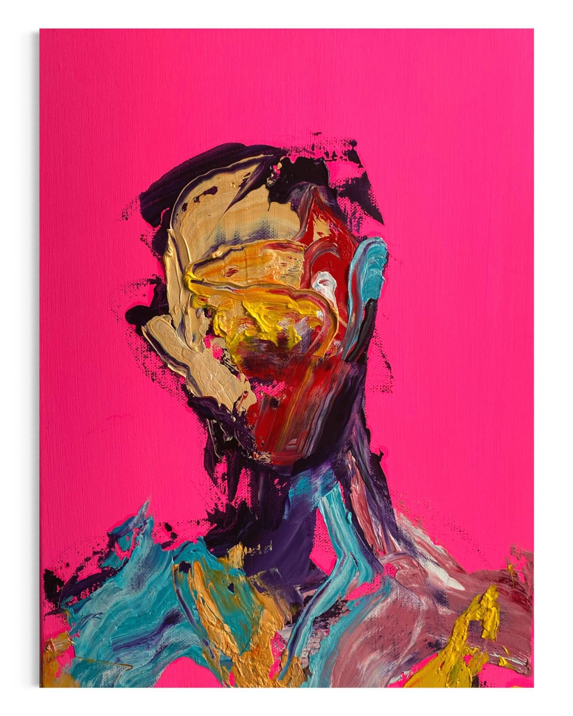 Selbstportrait Pink V - Leonel Perez 1
