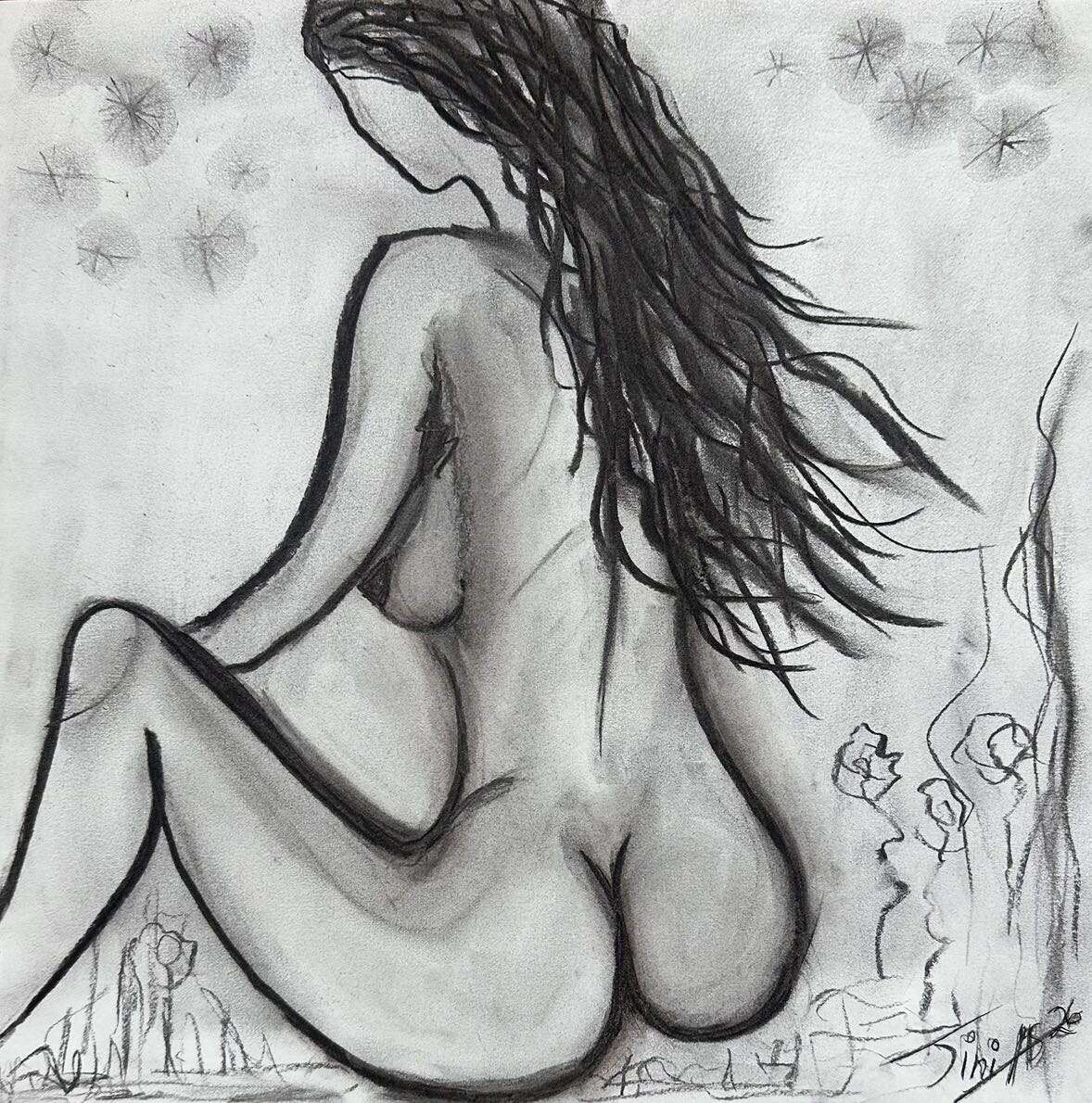 Die Sonnenbadende  - Martina  Schepperle  1