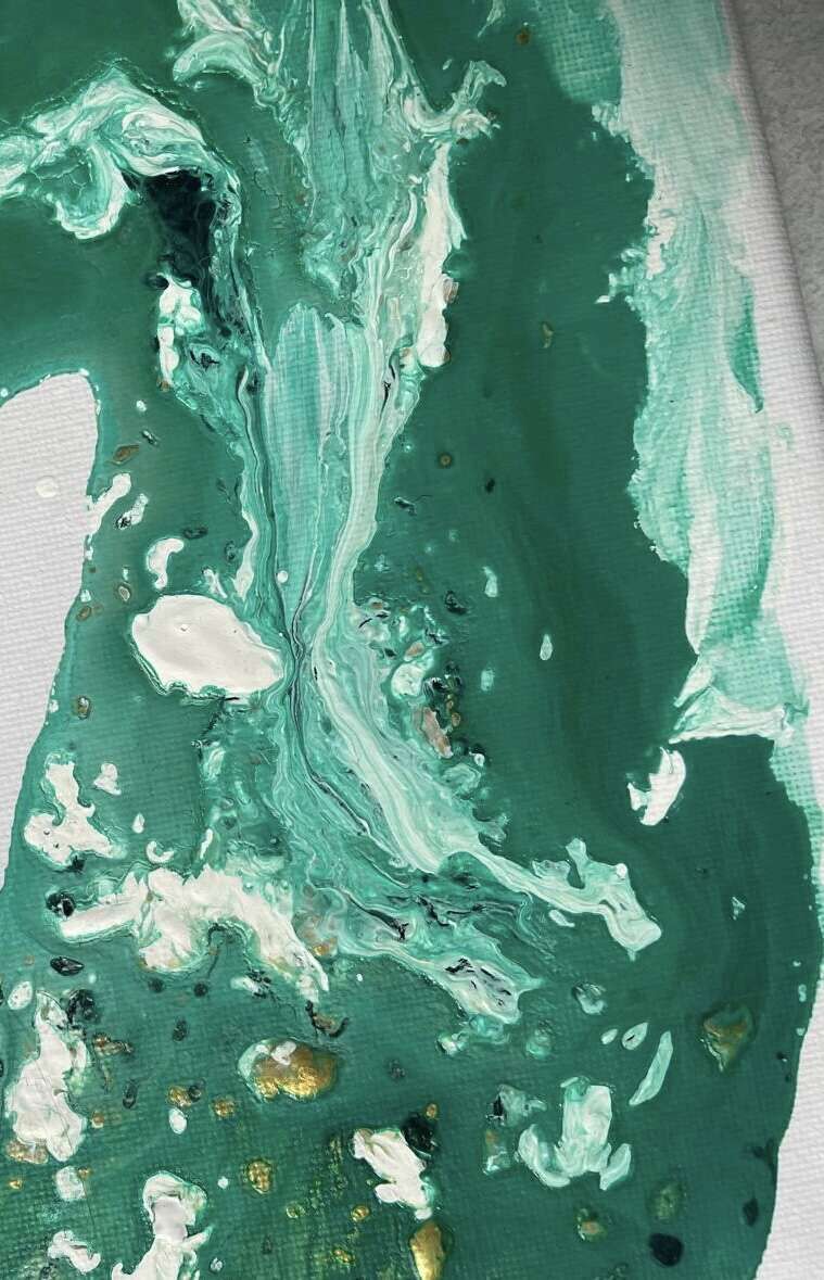 Greenish layers of the ocean - Julienne  Dumrese 4