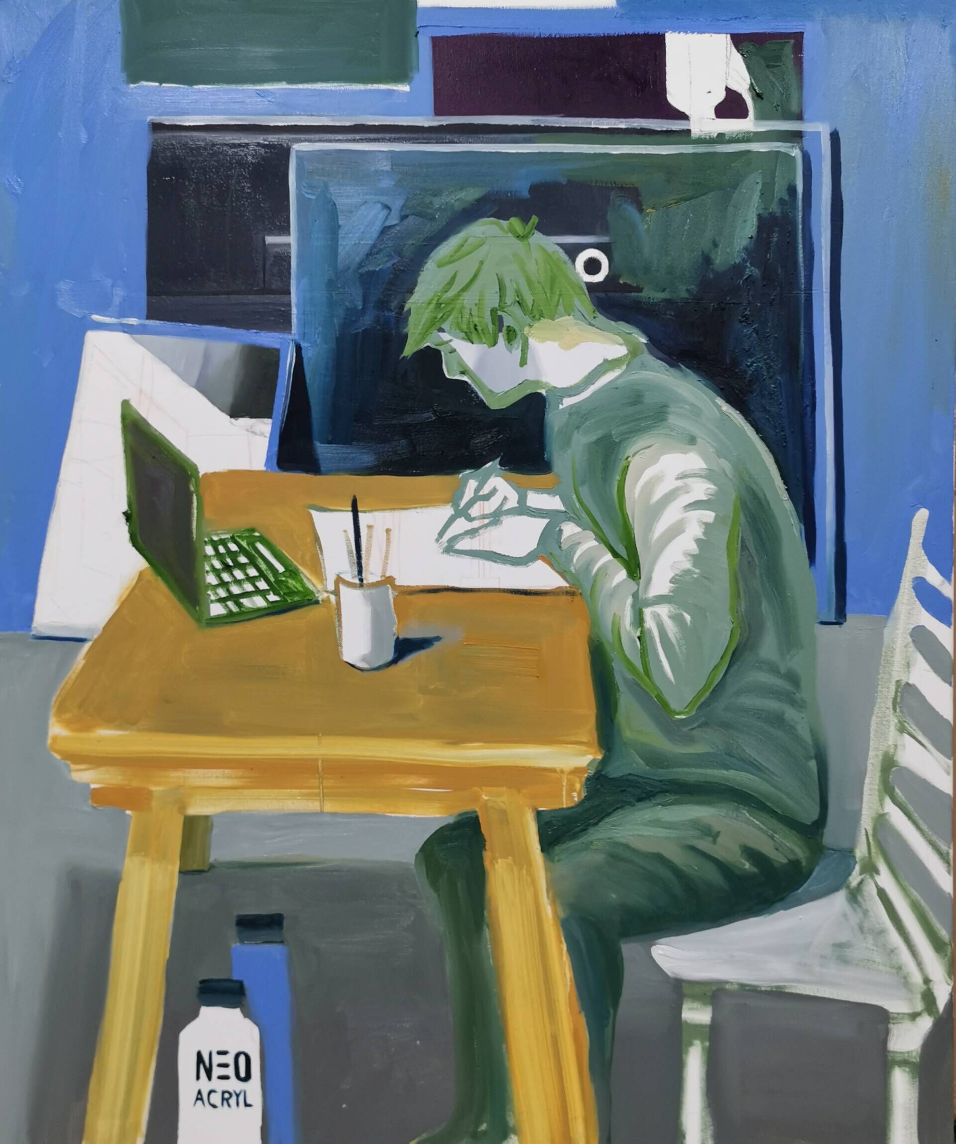 Achim im Atelier - Christian Horras 1