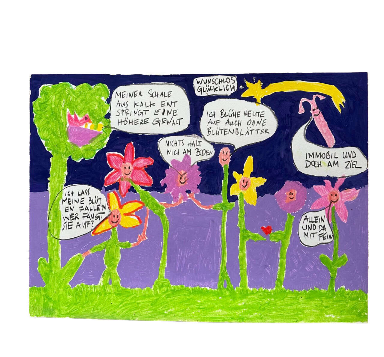 Sinnieren auf der Blumenwiese - Linda Denkert 1