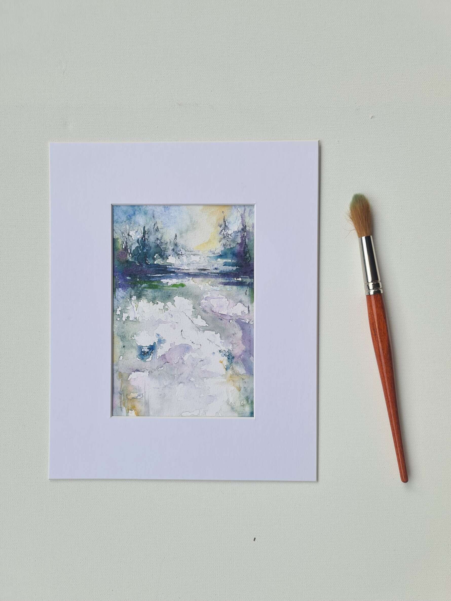 Aquarell am See 4 - Annegret Mainz 3