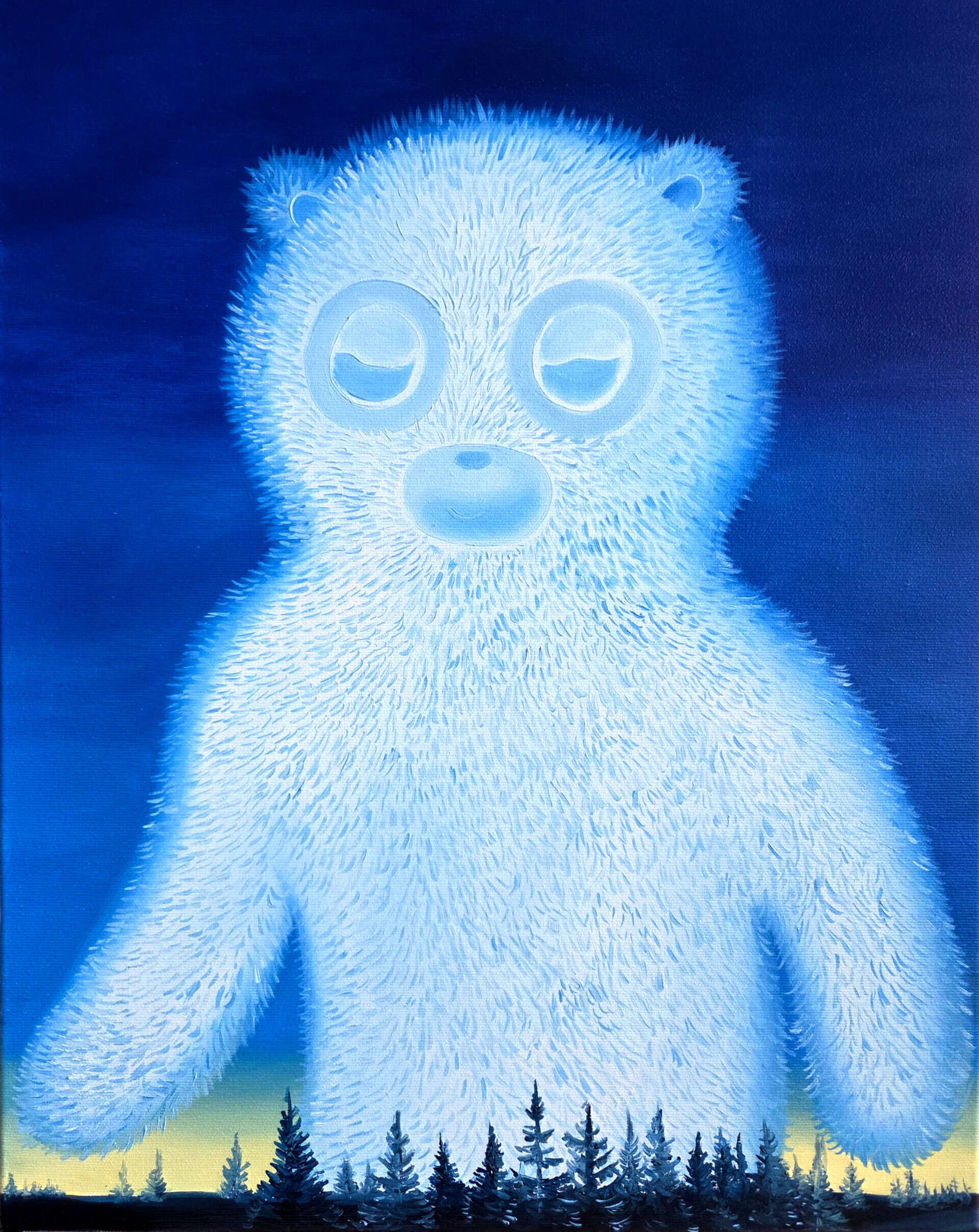 Moon behind the Trees - Klara Sedlo 1