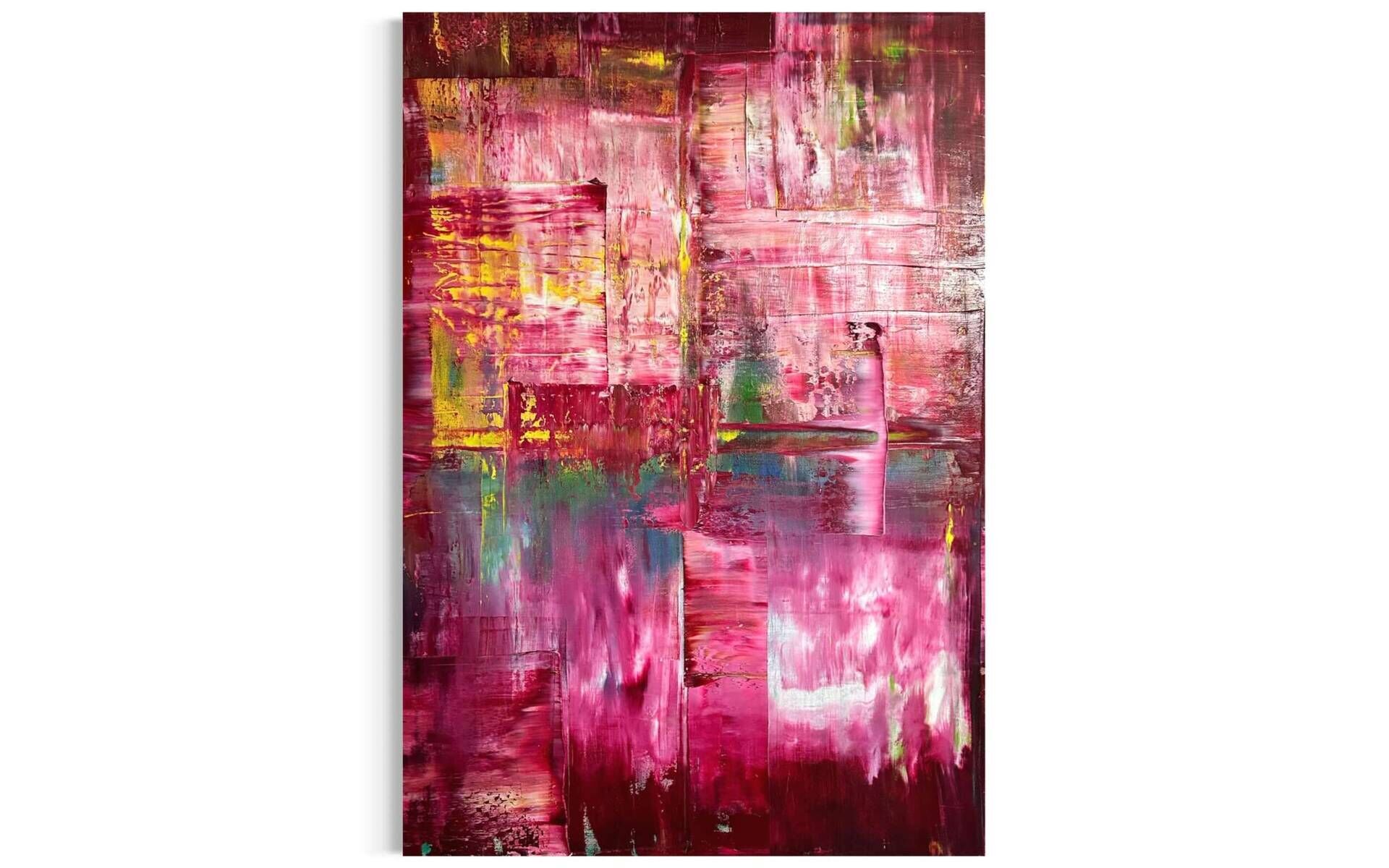 Studie nach Gerhard Richter Pink  - Leonel Perez 2