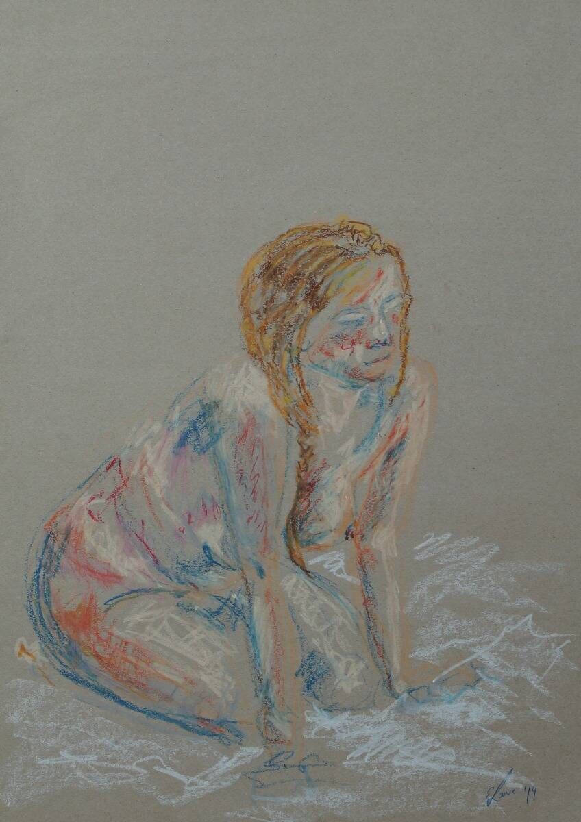 Kneeling Female Nude