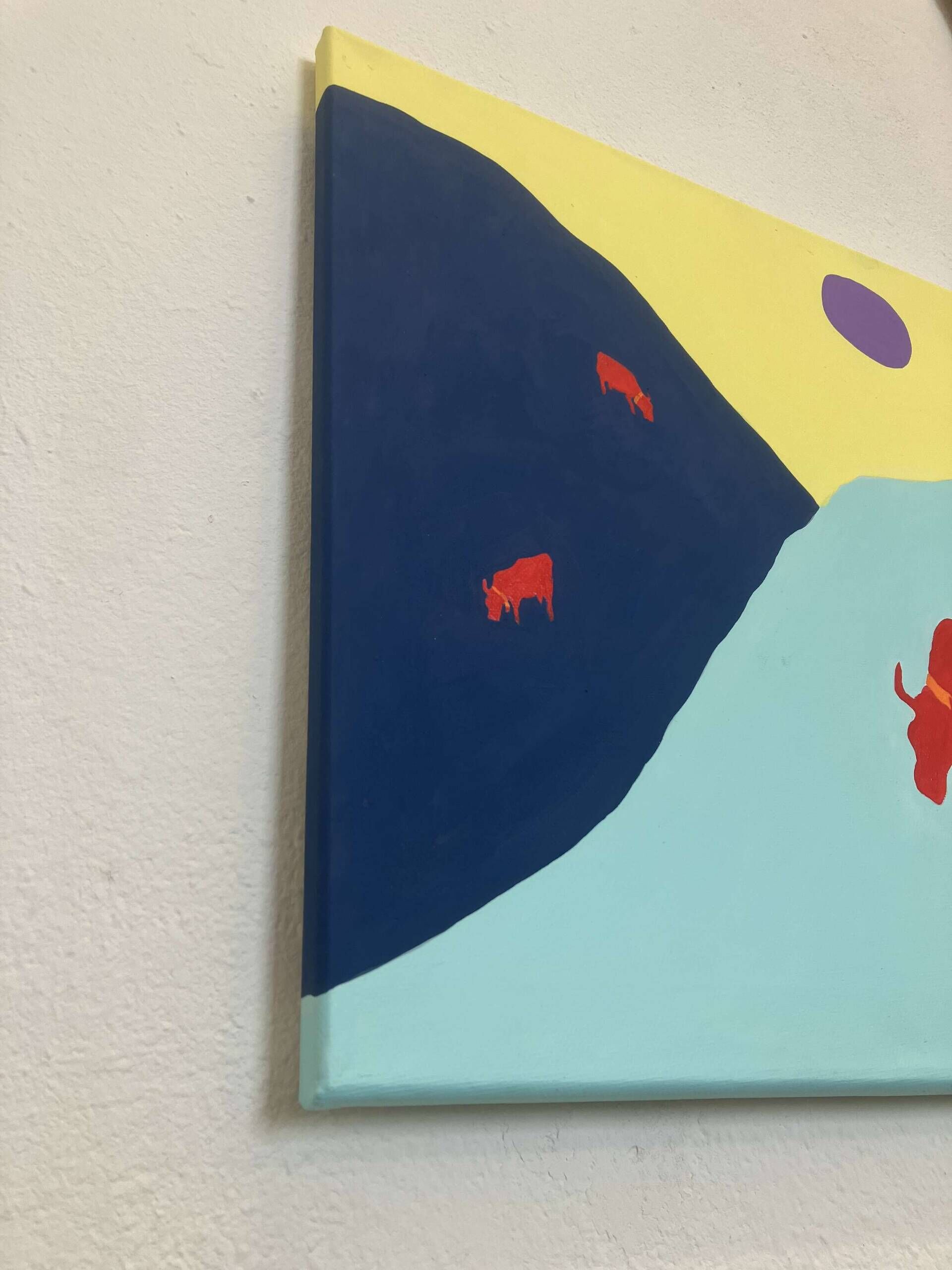 3 grasende Kühe - Amadea Blaut 3