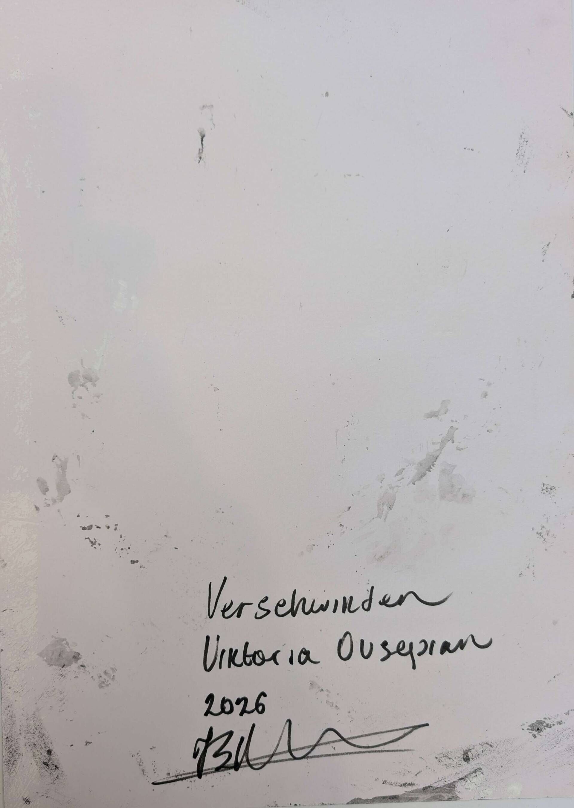 Verschwinden - Viktoria Ovsepian 2