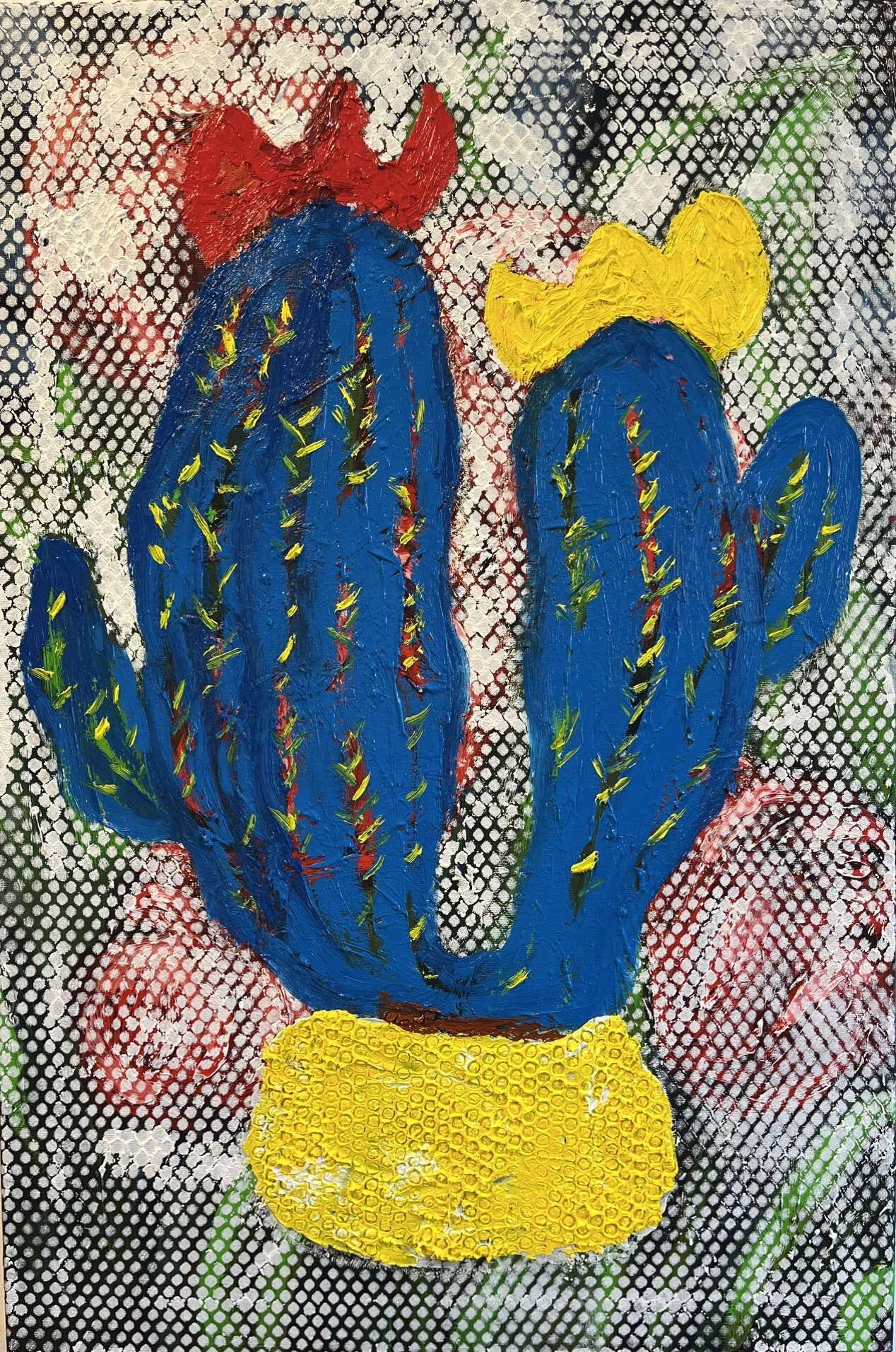 Kaktus in Blüte II - Anna Hopfensberger 5