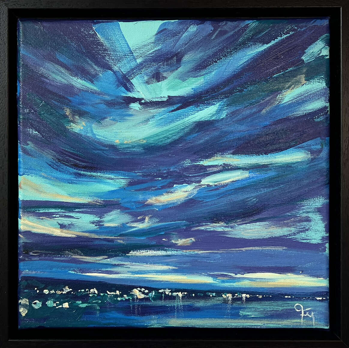 Wolkenaufbruch über der Bucht II - Melissa Faltermeier 1