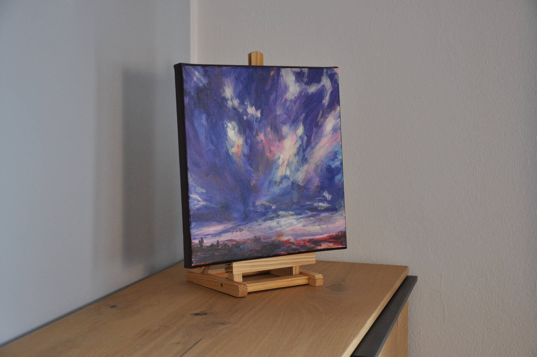 Wolkenaufbruch Violett II