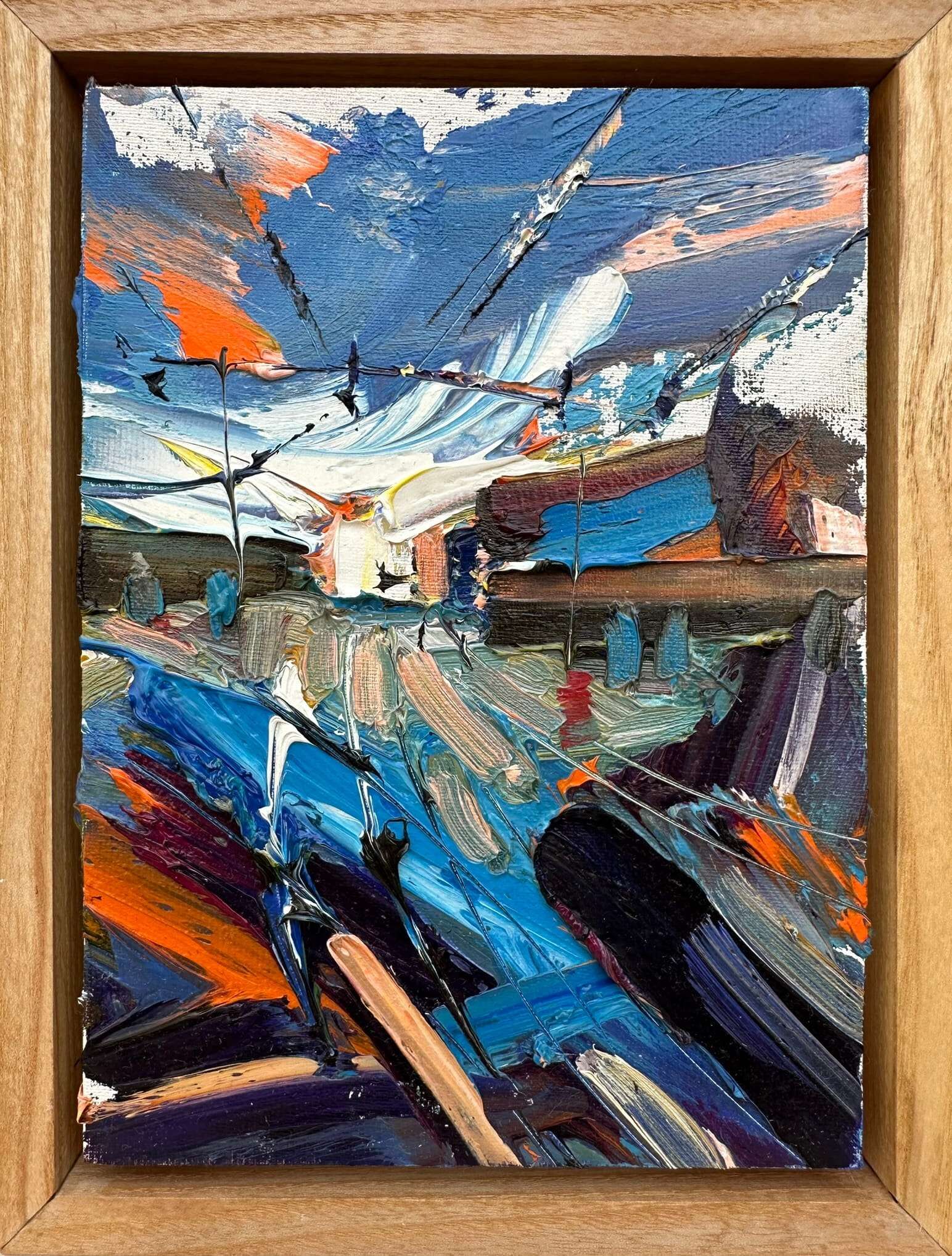 Abends am Bahnhof - Noah Rennebaum 1