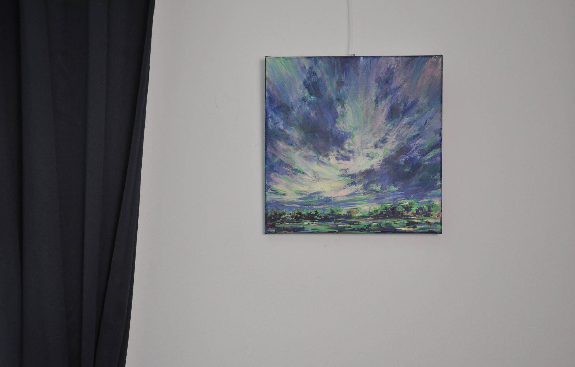 Wolkenlandschaft Blau