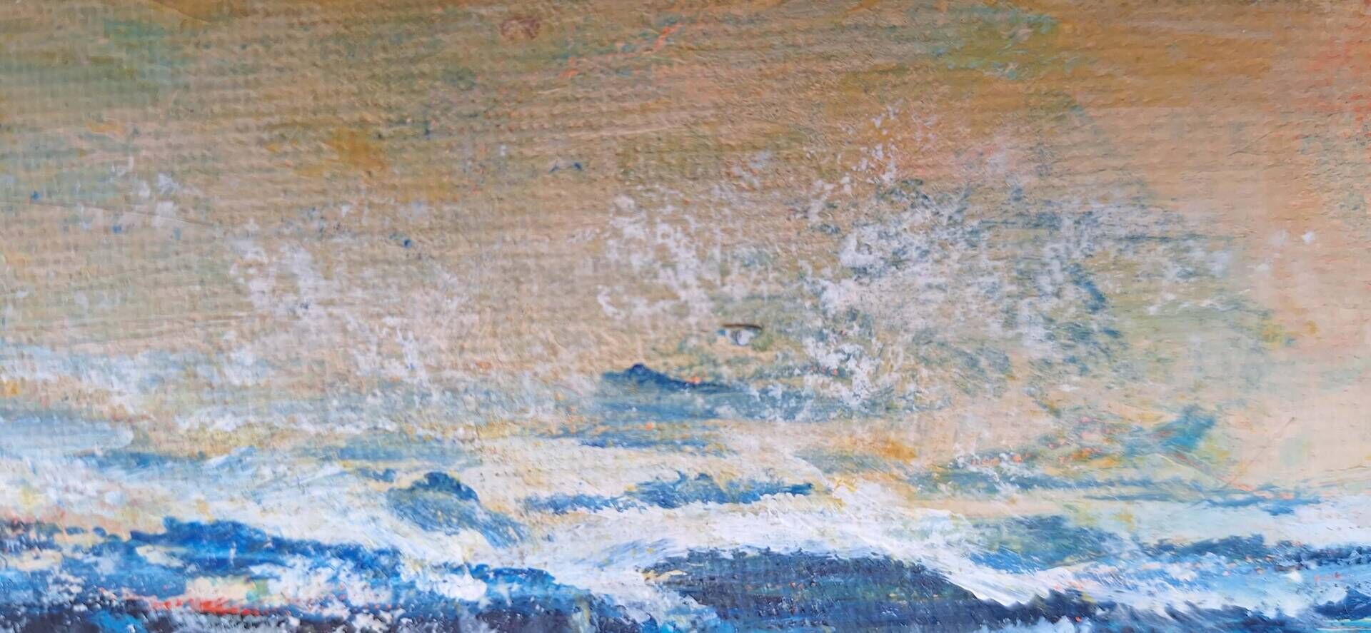 Old Harry in Orange - Dorset Collection - Sara Wimmers 1
