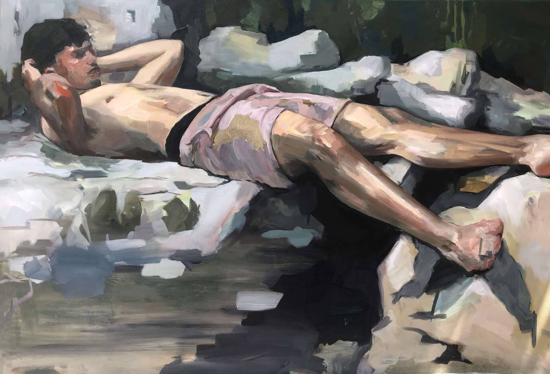 Junge auf den Felsen - Jule Marie Appel 1